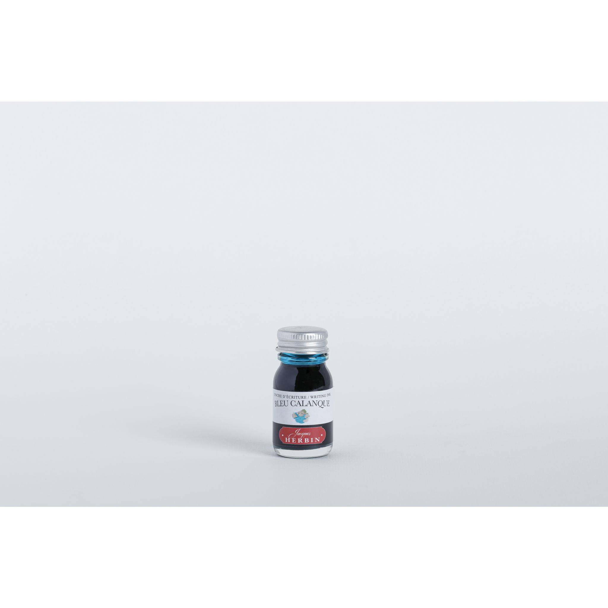 Jacques Herbin 6x Tinte + Tintenroller Flakon 10 ml bleu Calanque 11514T