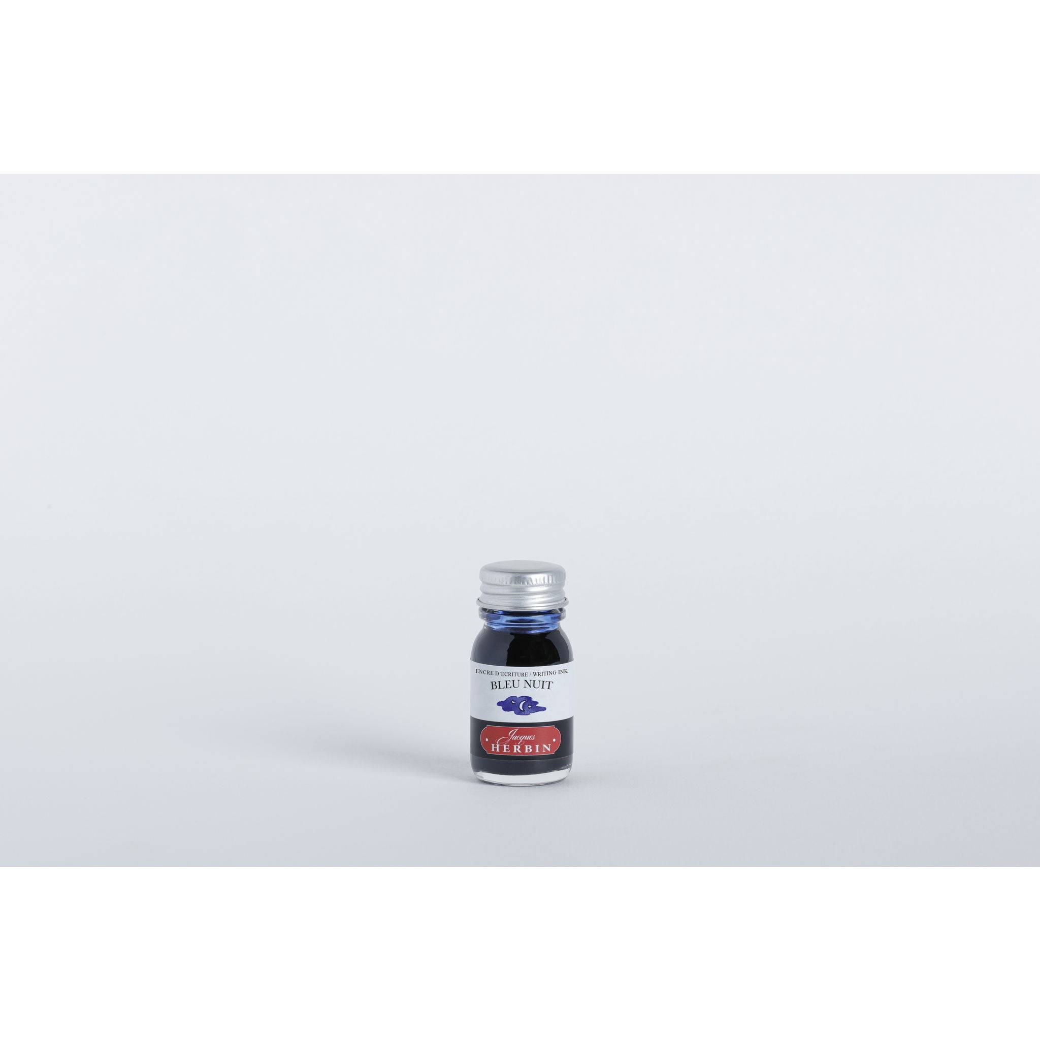 Jacques Herbin 6x Tinte + Tintenroller Flakon 10 ml Mitternachtsblau 11519T