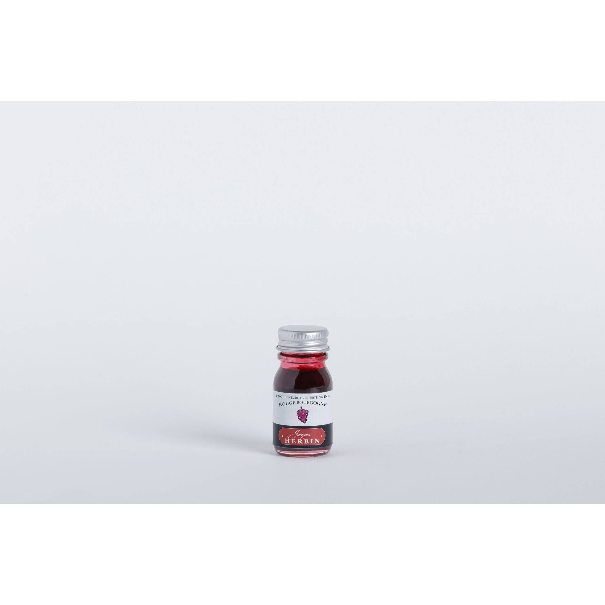 Jacques Herbin 6x Tinte für Füller + Tintenroller Flakon 10 ml Burg+errot 11528T