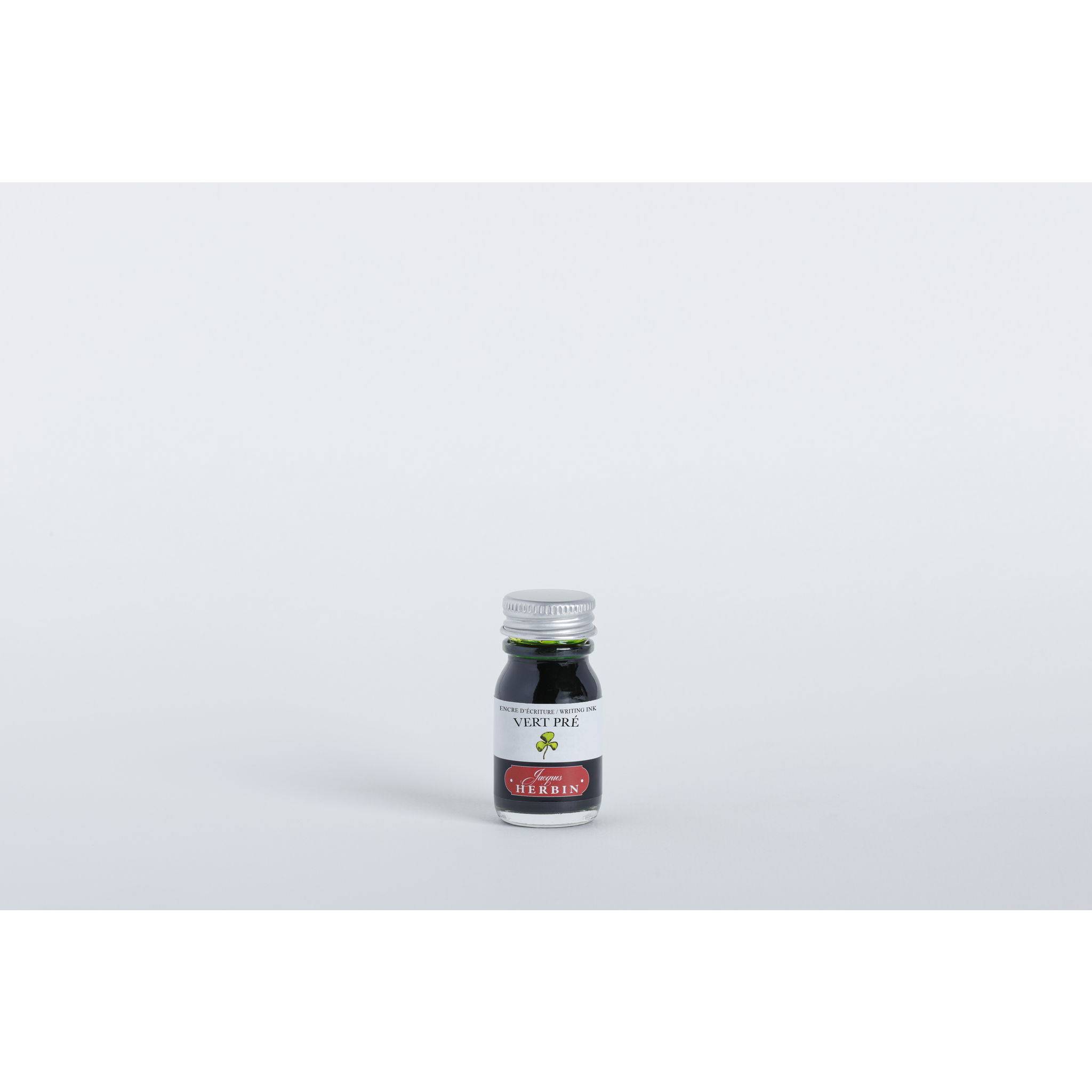 Jacques Herbin 6x Tinte für Füller + Tintenroller Flakon 10 ml Grün 11531T