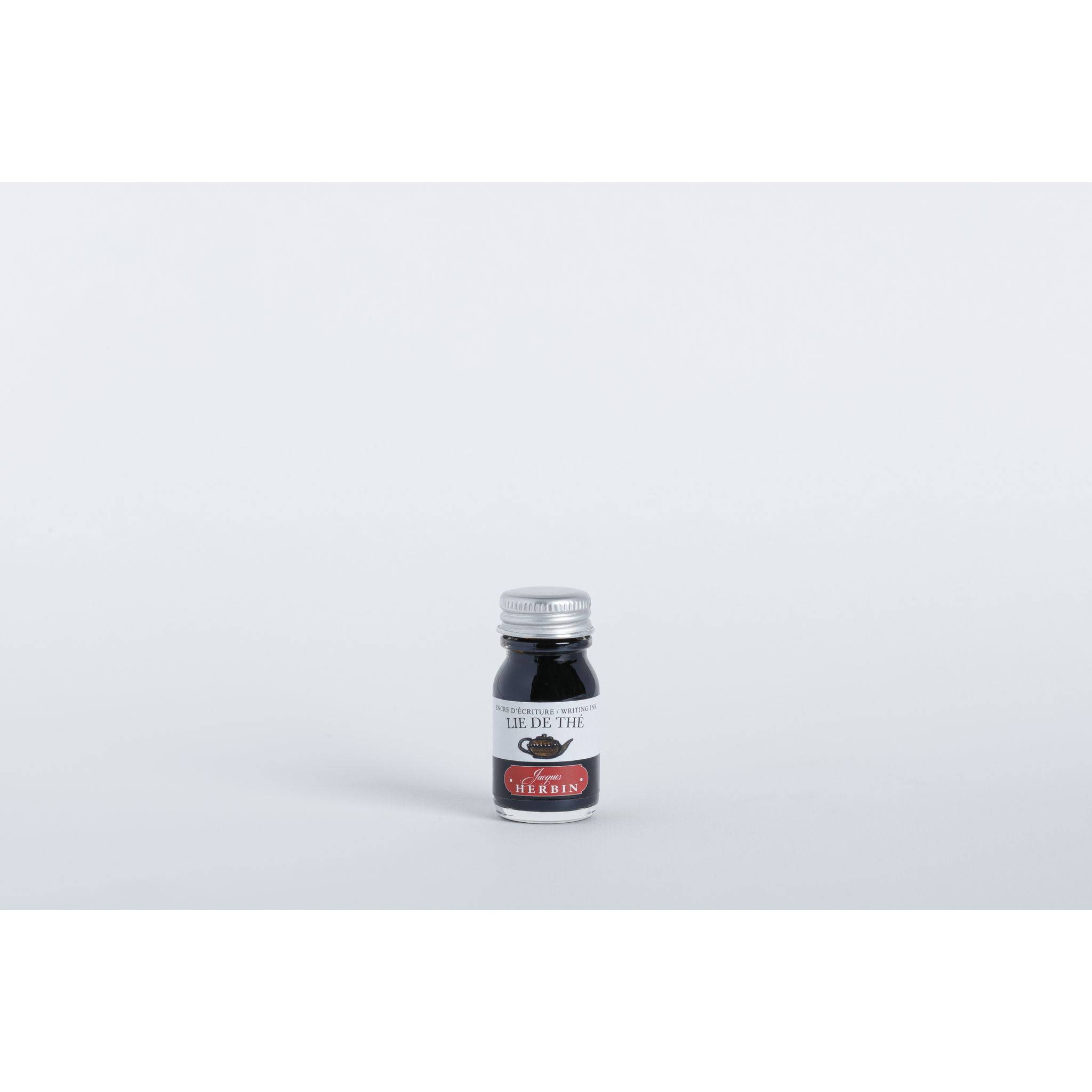 Jacques Herbin 6x Tinte für Füller + Tintenroller Flakon 10 ml -Teebraun 11544T