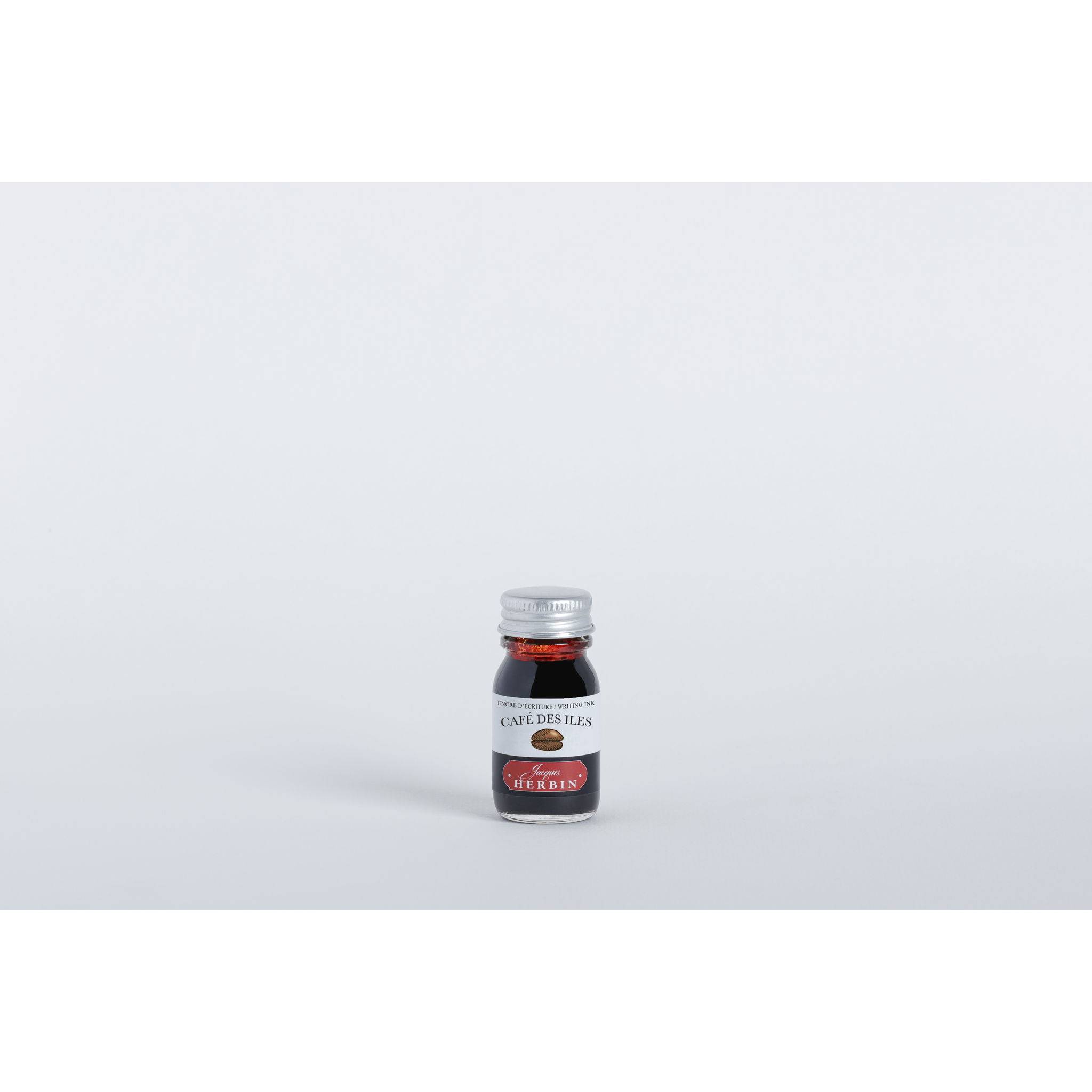 Jacques Herbin 6x Tinte + Tintenroller Flakon 10 ml Kaffeebraun 11546T