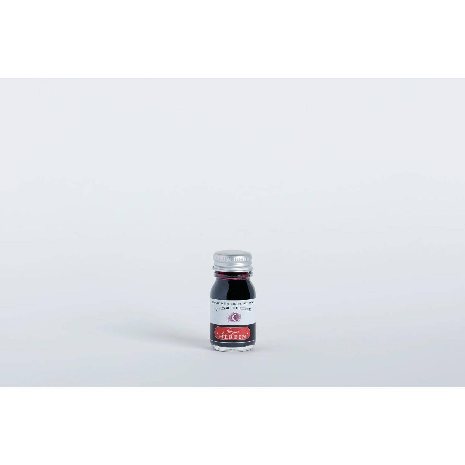 Jacques Herbin 6x Tinte + Tintenroller Flakon 10 ml Mondstaubviolett 11548T