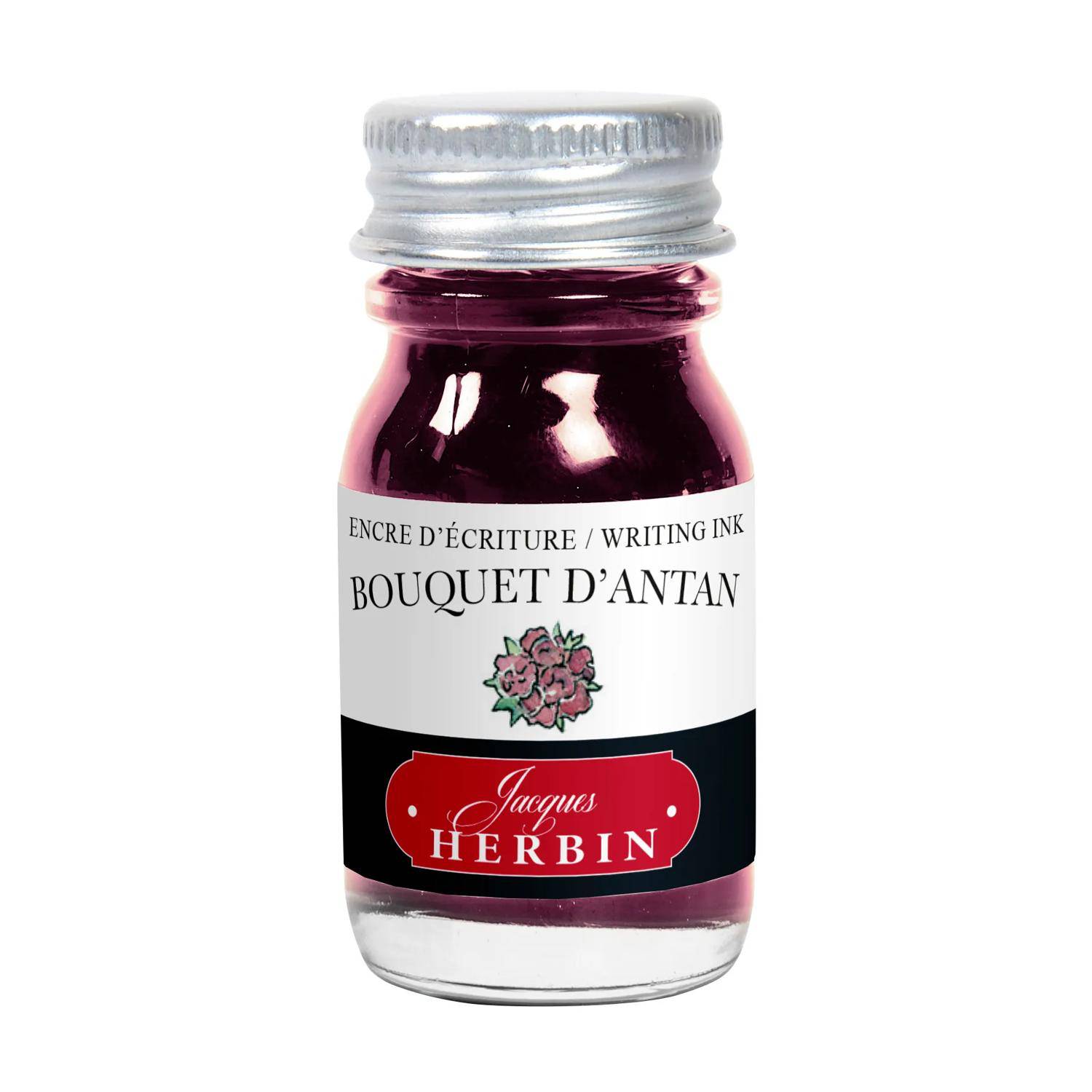 Jacques Herbin 6x Tinte + Tintenroller Flakon 10 ml Hellviolett 11564T