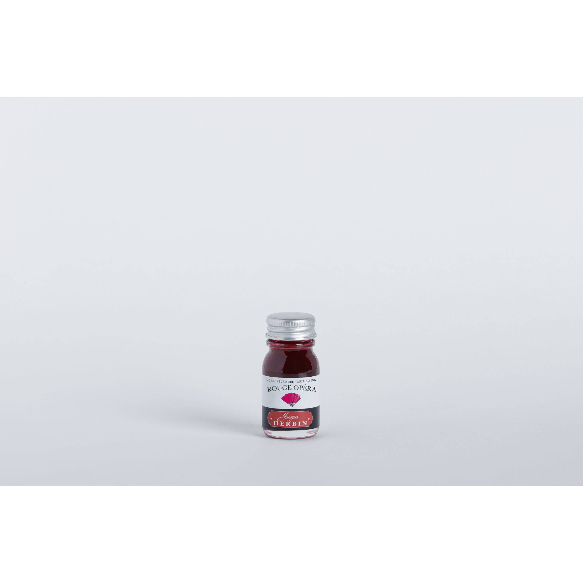 Jacques Herbin 6x Tinte für Füller + Tintenroller Flakon 10 ml Opernrot 11568T