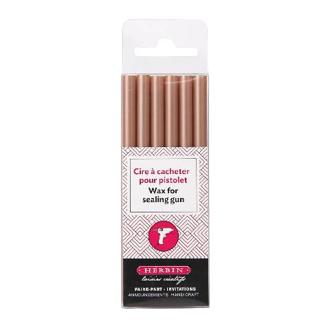 Jacques Herbin 5x Packung 6 Stangen speziellem Reinigungswachs Rosagold| 35803T