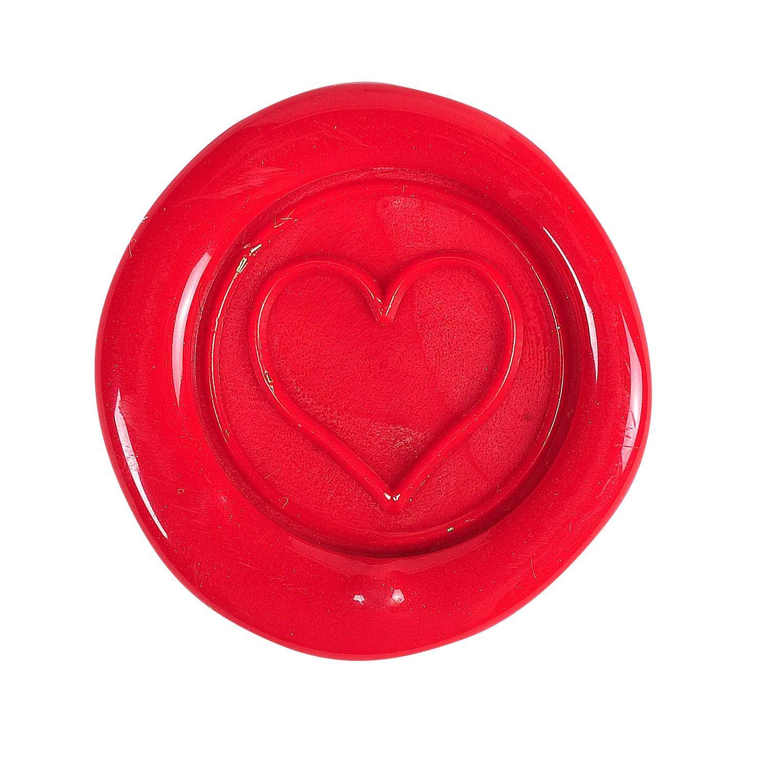 Jacques Herbin 5x Packung mit 6 Stangen speziellem Reinigungswachs - Rot 35820T