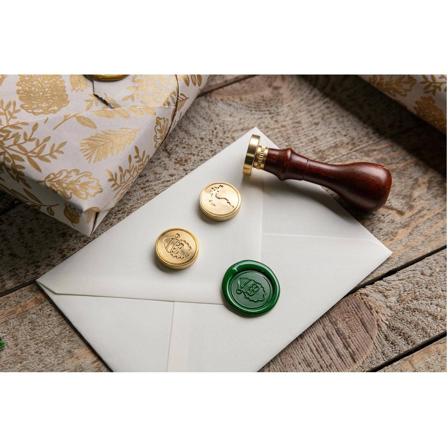 Jacques Herbin 5x Packung 6 Stangen speziellem Reinigungswachs Dunkelgrün 35830T