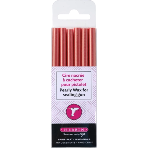 Jacques Herbin 5x Schachtel + 6 Stangen Hobby-Siegelwachs weich Altrosa 35960T Jacques Herbin 5x Schachtel + 6 Stangen Hobby-Siegelwachs weich Altrosa 35960T