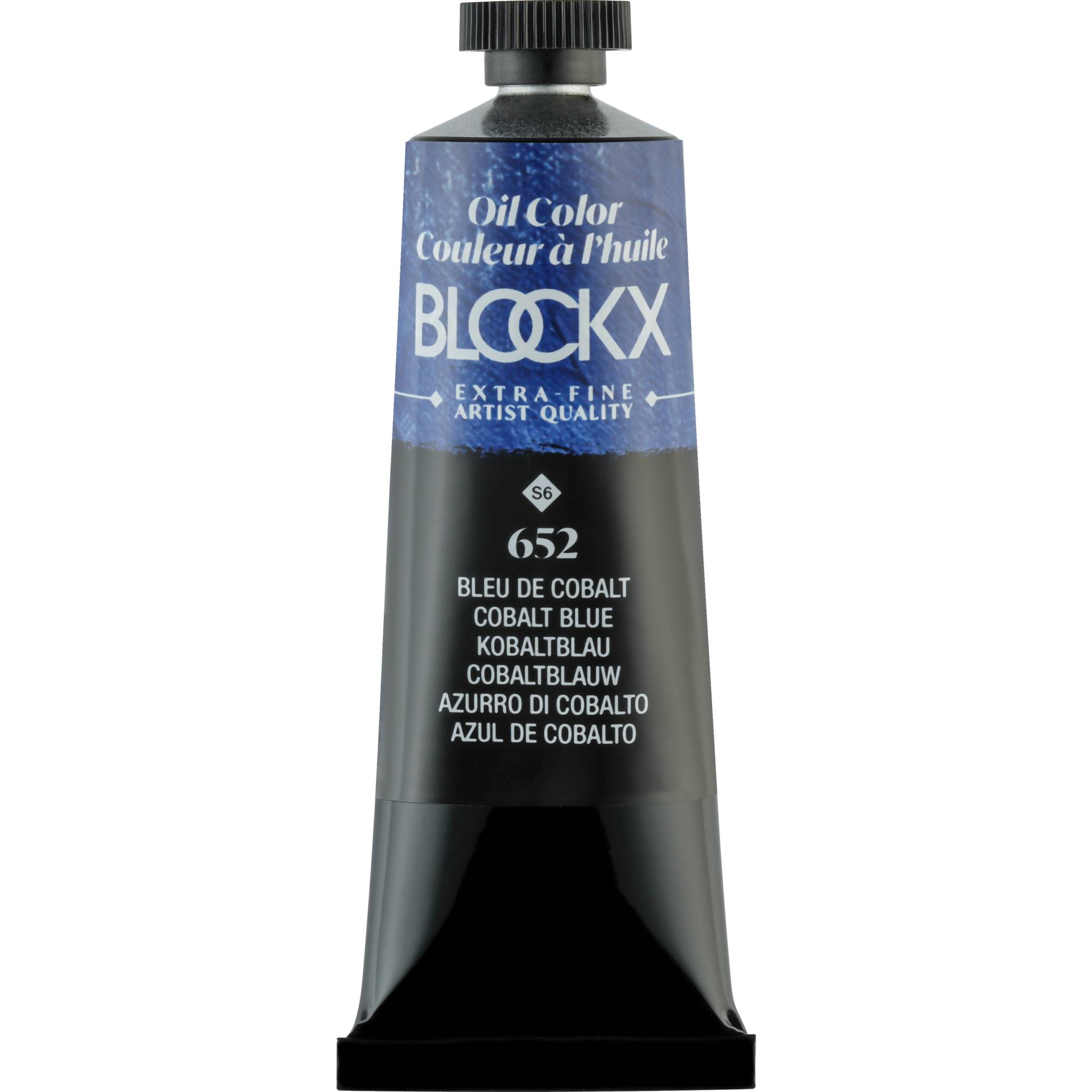 Blockx 3x Ölfarbe, Kobaltblau - Tube 35ml - Kobaltblau| 213652BXC