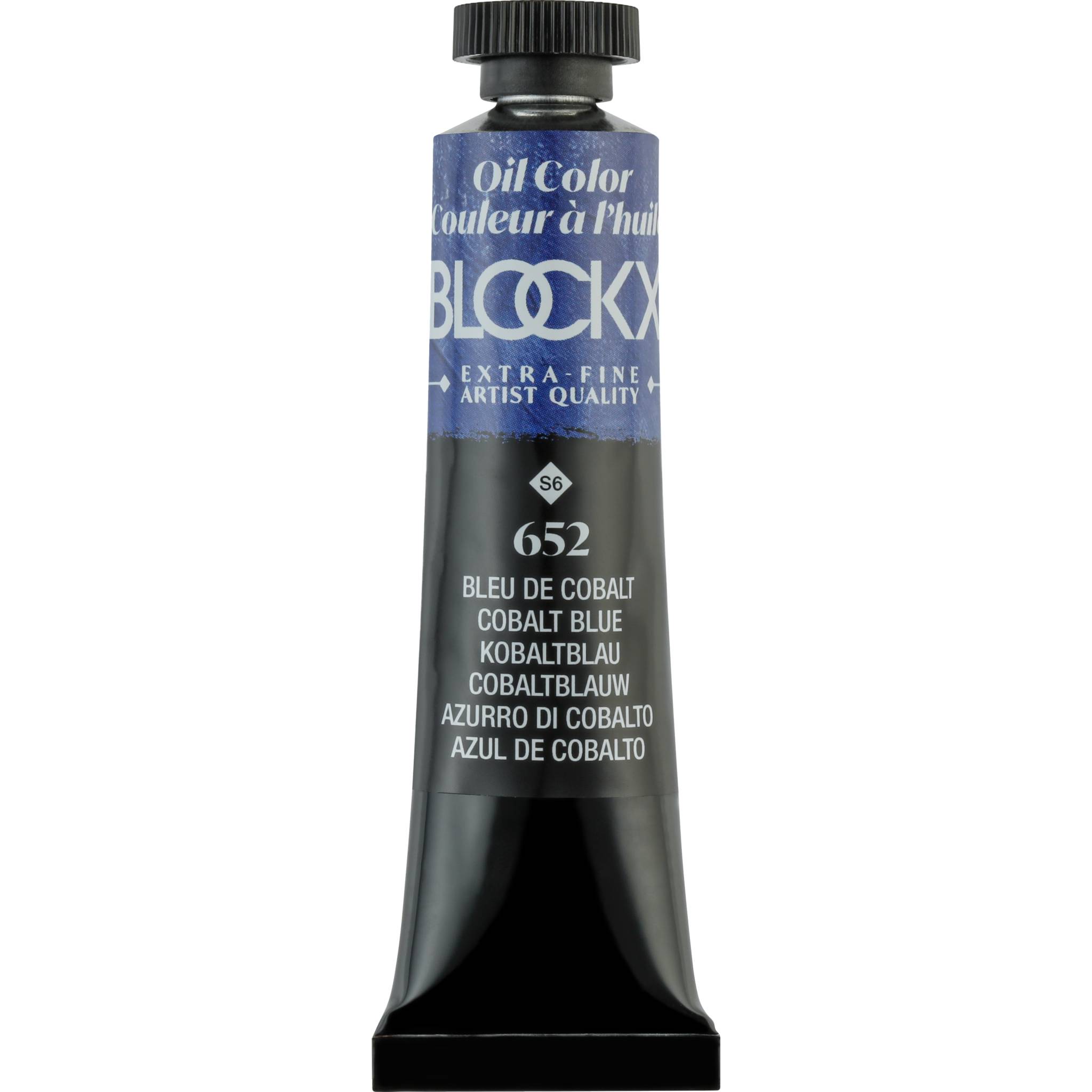 Blockx 3x Ölfarbe, Kobaltblau, Tube 20ml - Kobaltblau| 212652BXC