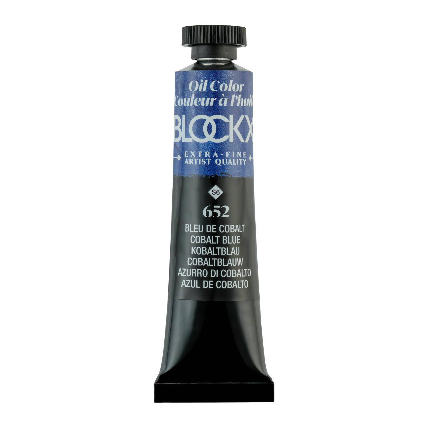 Blockx 3x Ölfarbe, Kobaltblau, Tube 20ml - Kobaltblau| 212652BXC