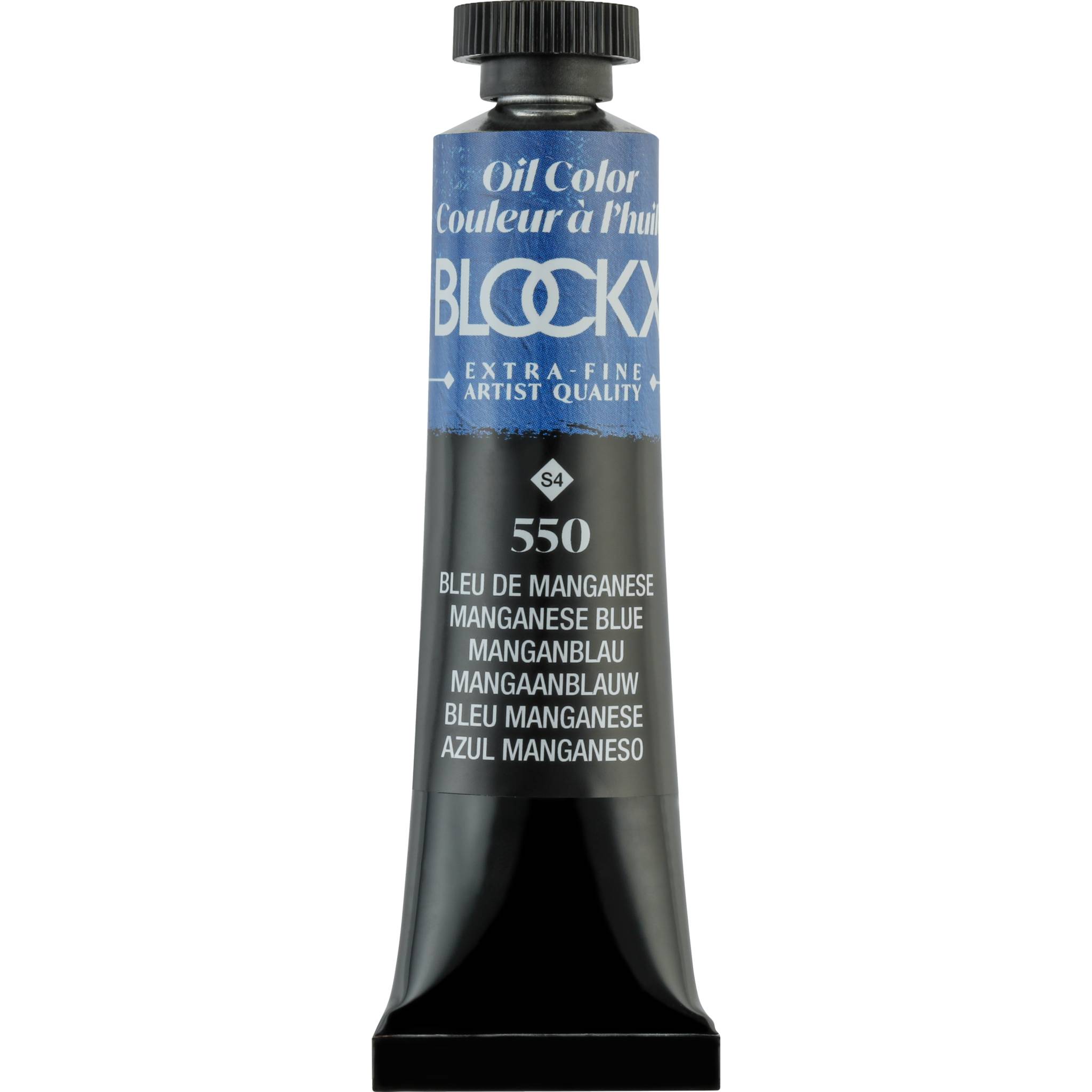 Blockx 3x Ölfarbe, Manganblau, Tube 20ml - Manganblau| 212550BXC