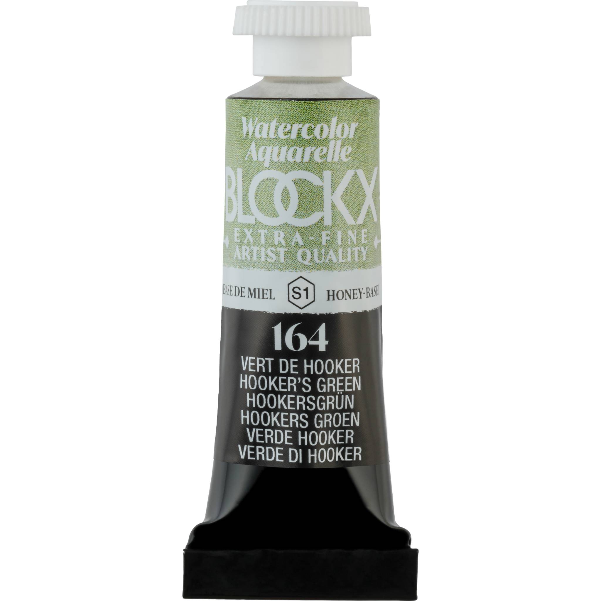 Blockx 3x Aquarellfarbe, Hookersgrün - Tube 5ml - Hookergrün 43164BXC