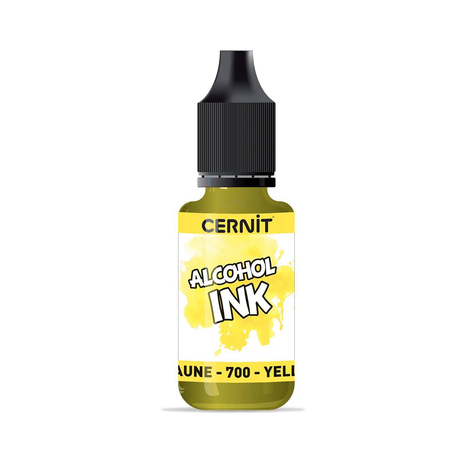 Cernit 6x Alkoholtinte 20ml, Gelb - Gelb CE2000020700C