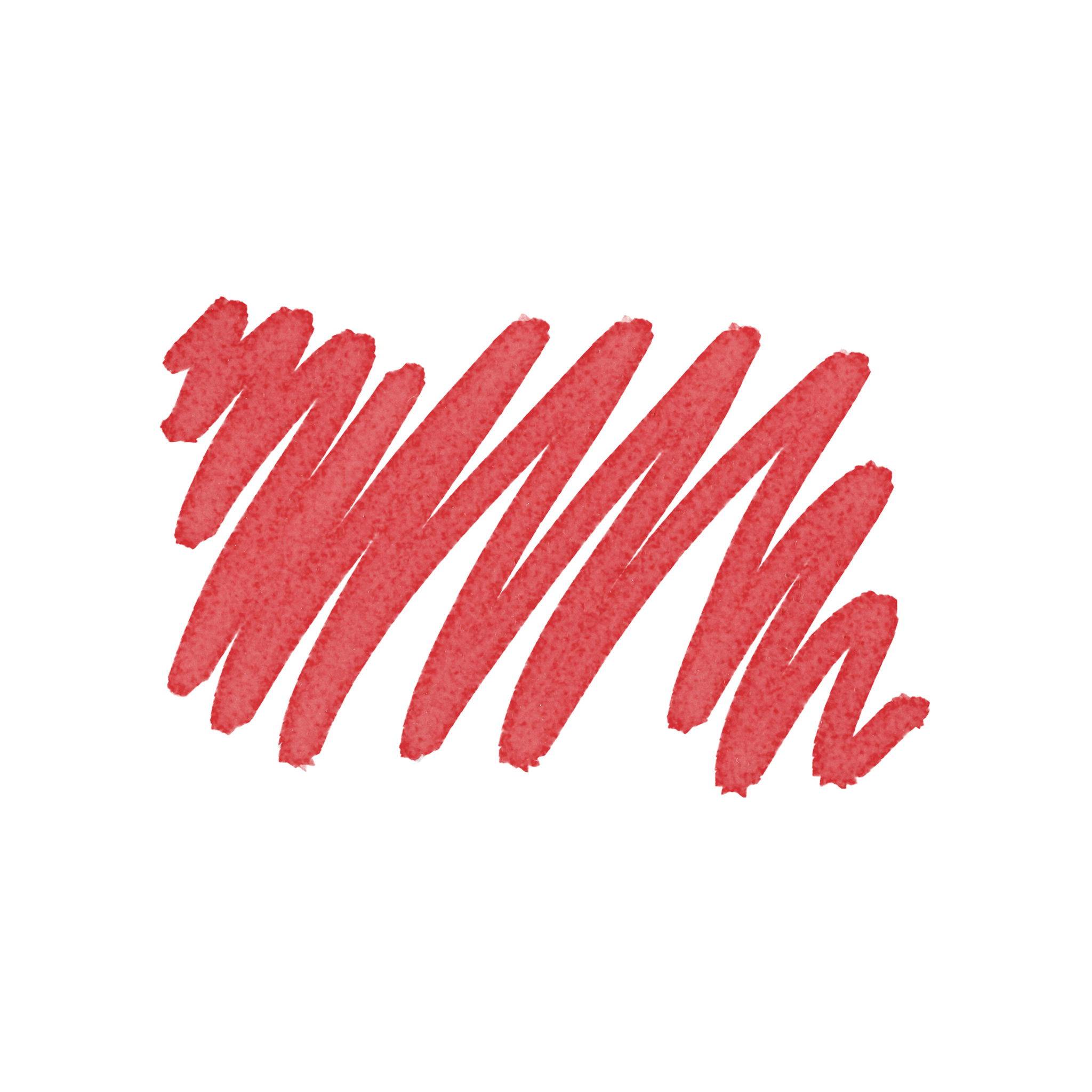 Darwi 6x Ledermarker, Spitze 2mm, Inhalt 6ml, Zinnoberrot Zinnober DA0420013490C