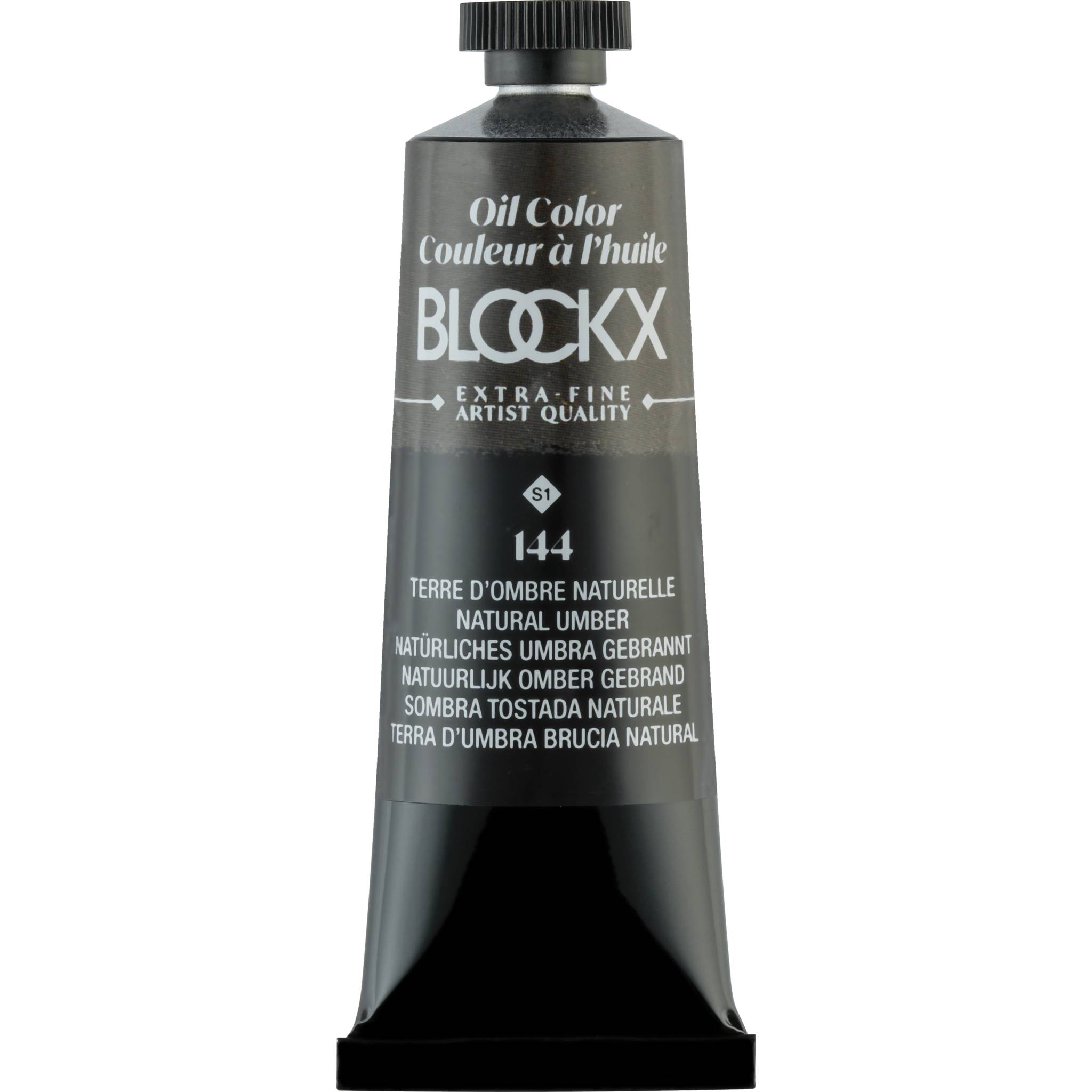 Blockx 3x Ölfarbe, Umbra Natur -Tube 35ml Natürliches Umbra gebrannt| 213144BXC