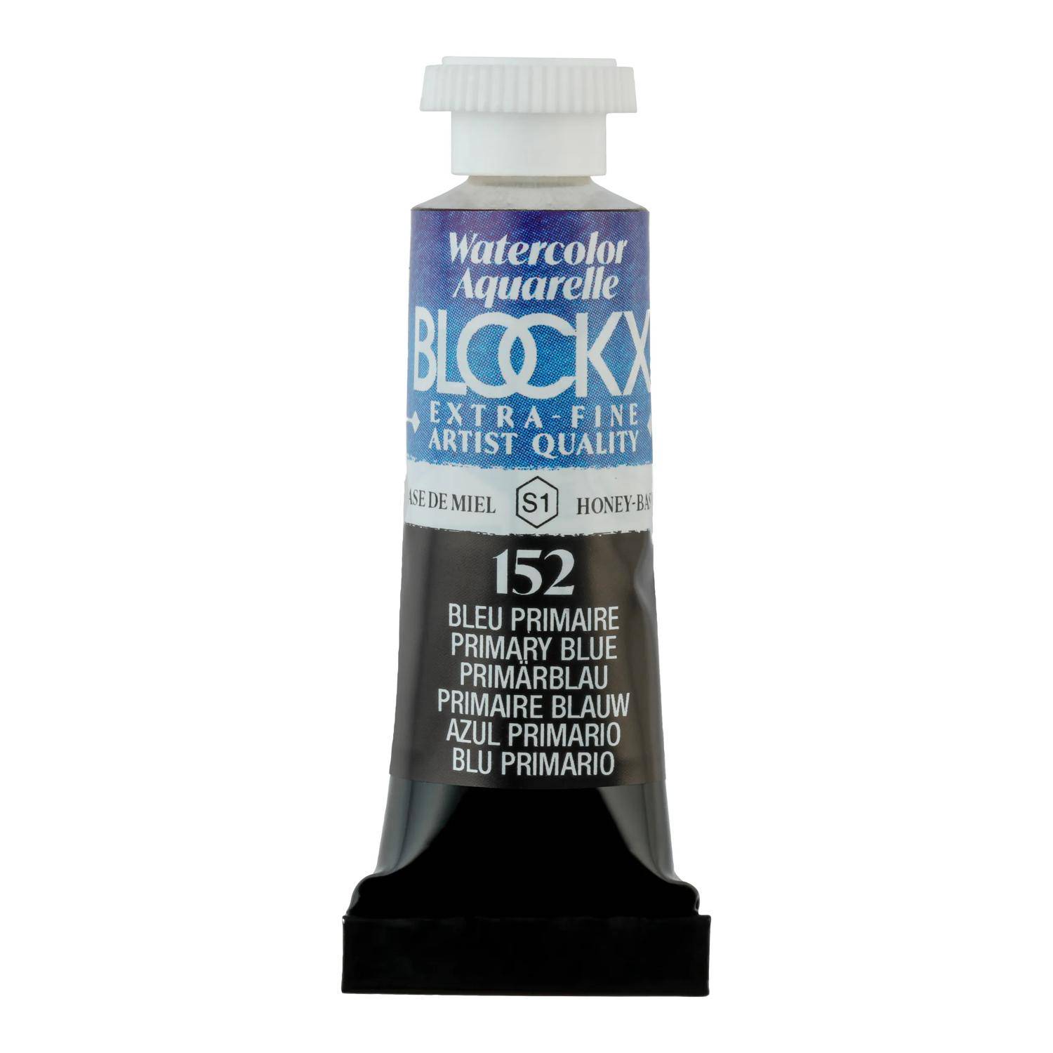Blockx 3x Aquarellfarbe, Primärblau - Tube 5ml - Primärblau 43152BXC