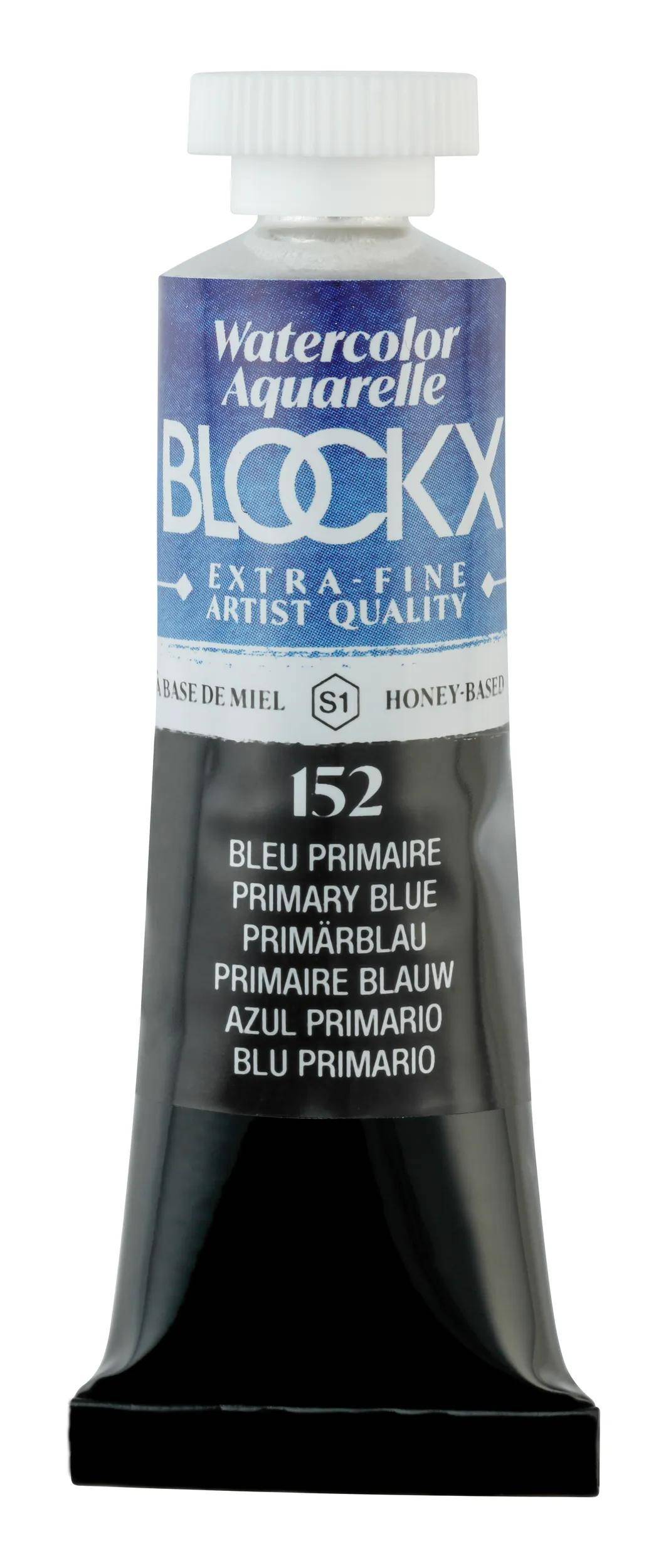 Blockx 3x Aquarellfarbe, Primärblau - Tube 15ml - Primärblau 44152BXC