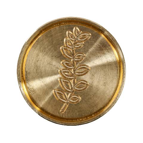 Jacques Herbin 3x Siegelplatte aus Messing, ø24mm 40401T