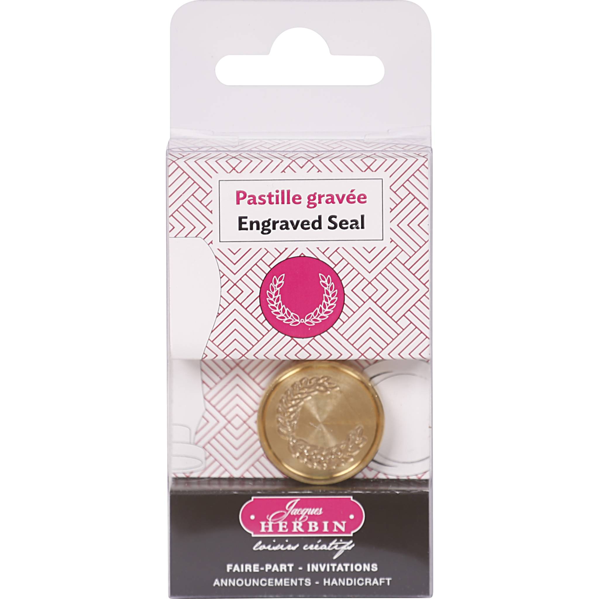 Jacques Herbin 3x Siegelplatte aus Messing, ø24mm 40402T