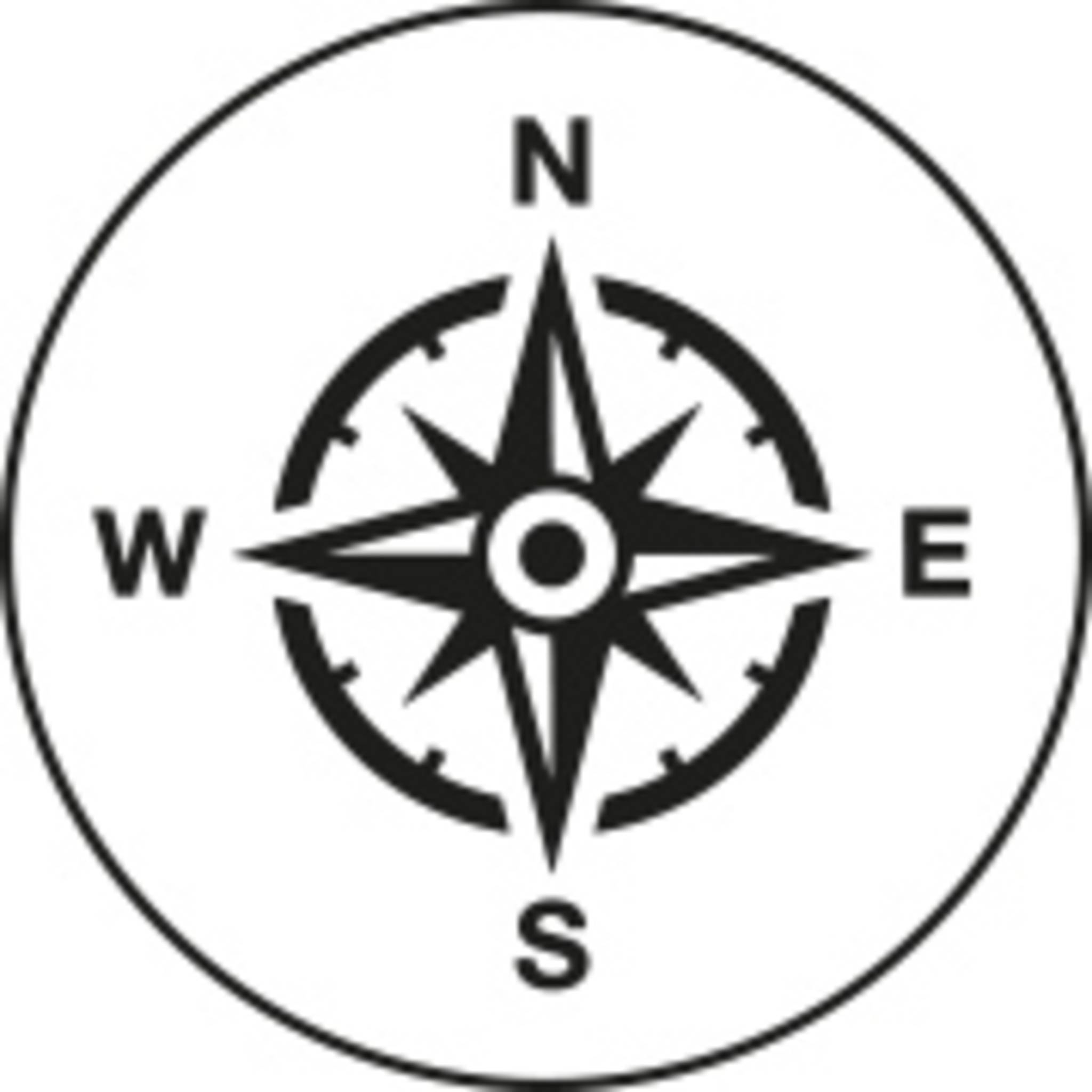 Jacques Herbin 3x Siegelplatte aus Messing, ø24mm - Kompass 40412T