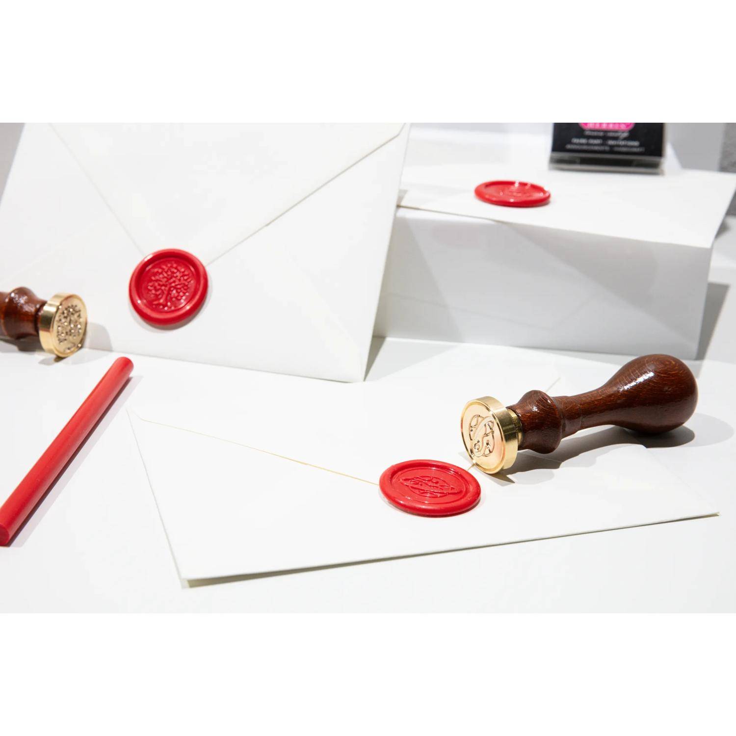 Jacques Herbin 3x Siegelplatte aus Messing, ø24mm 40418T