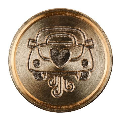 Jacques Herbin 3x Siegelplatte aus Messing, ø24mm 40419T