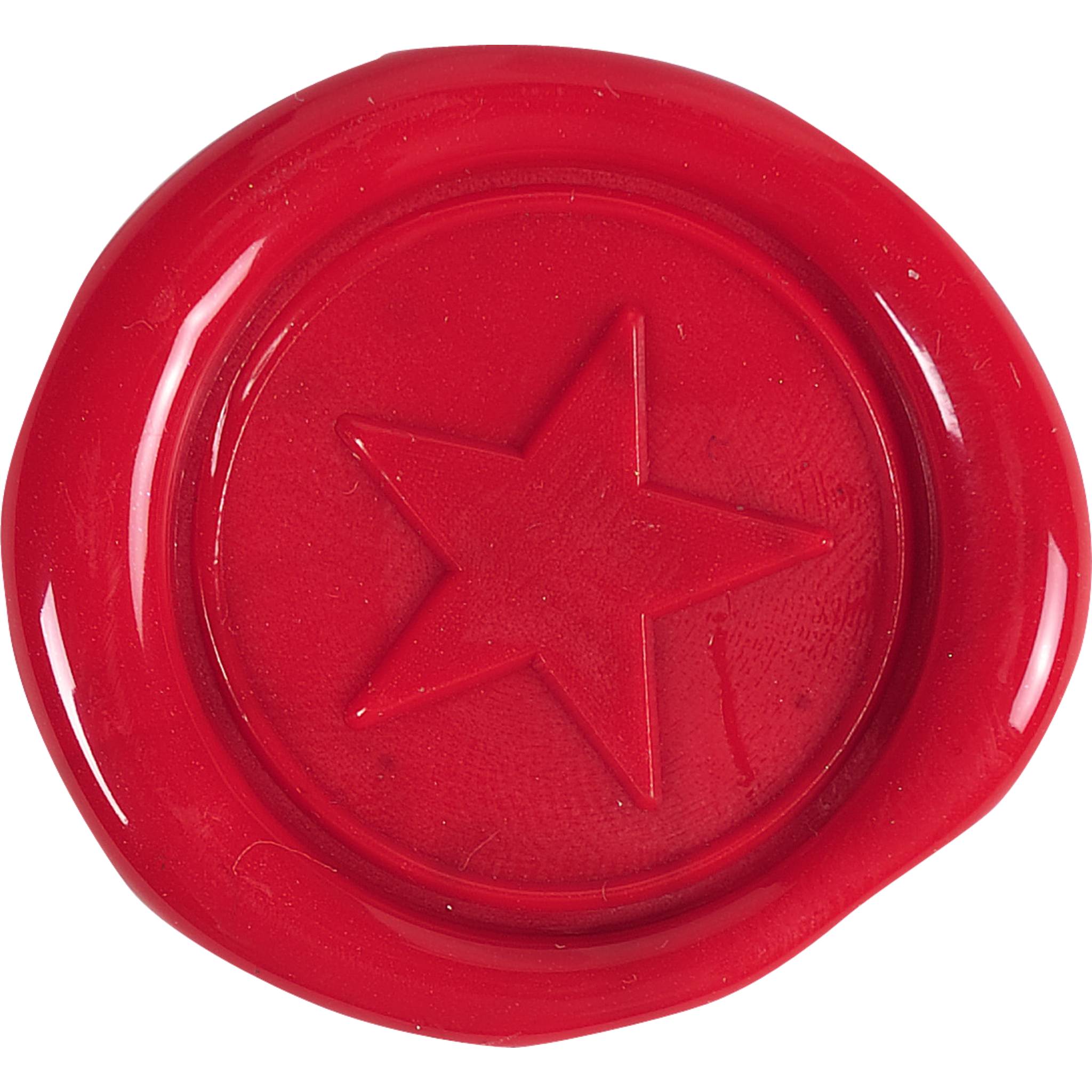 Jacques Herbin 3x Siegelplatte aus Messing, ø24mm - Stern 40467T