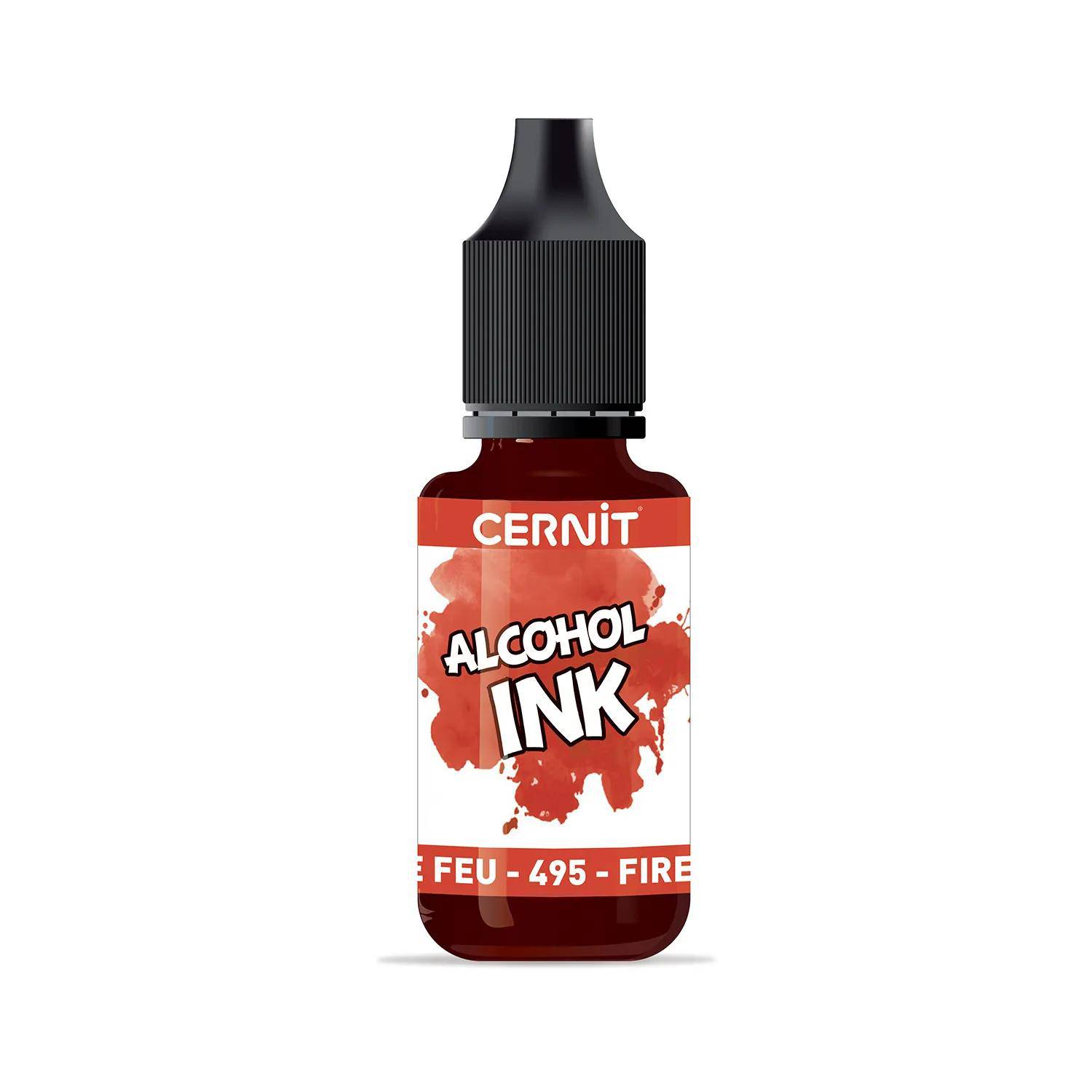 Cernit 6x Alkoholtinte 20ml, Feuerrot - Feuerrot CE2000020495C