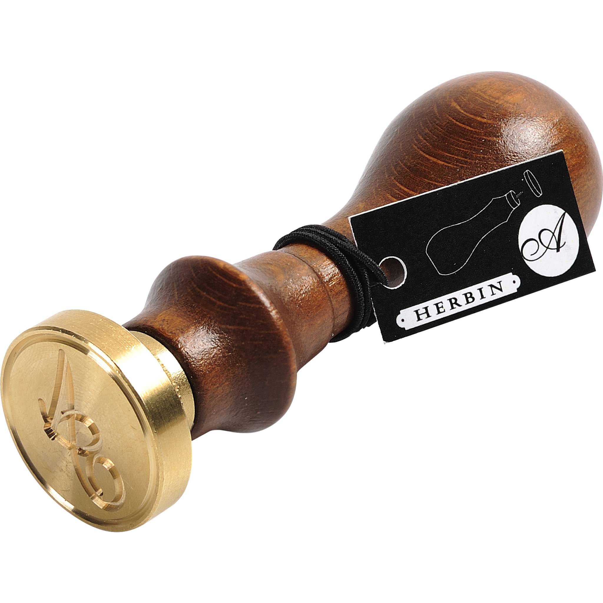 Jacques Herbin 3x Rundes, rotes Siegel Buchstabe Eng Schreibschrift a 40101T