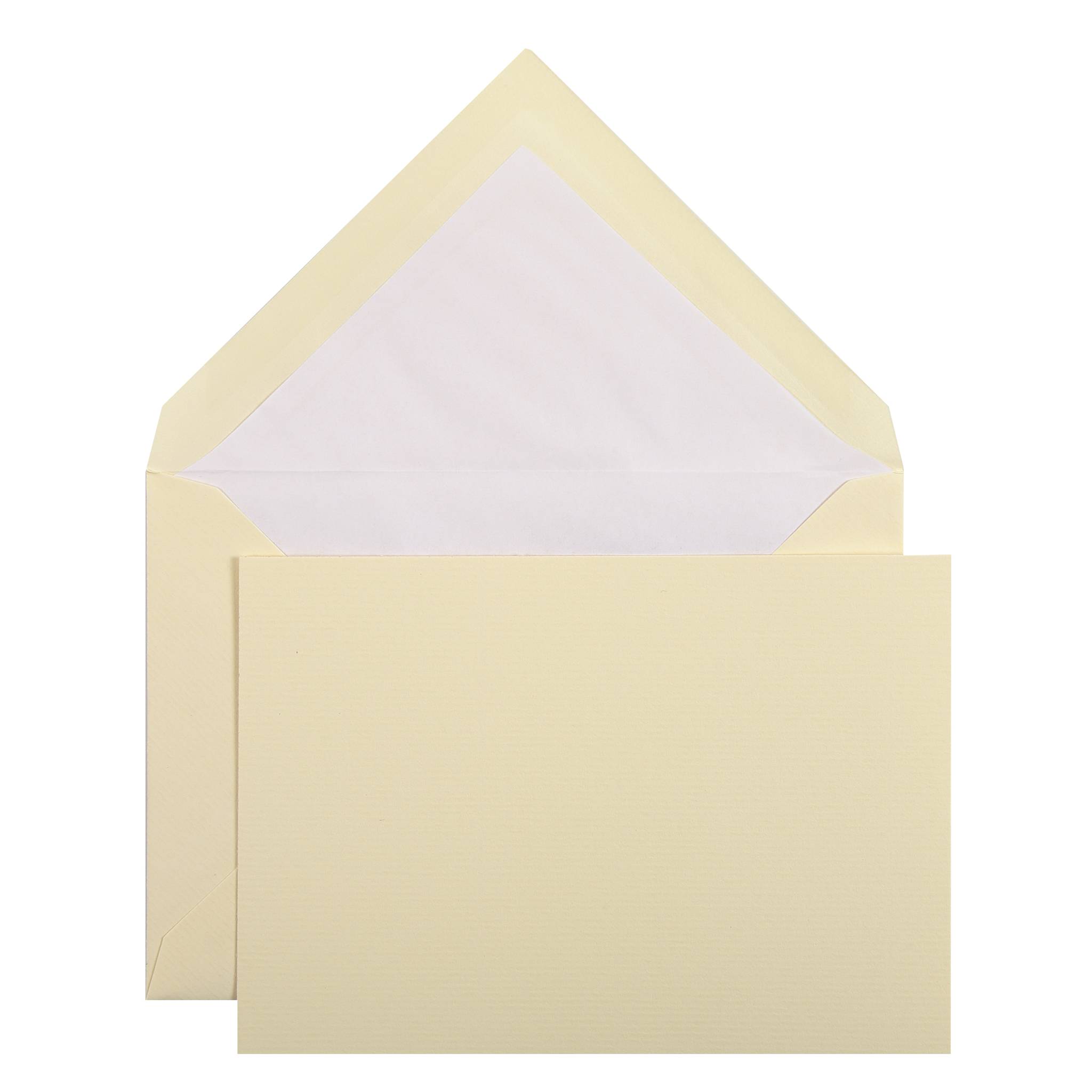 G.Lalo 5x Lalo, Korrespondenzset, 10 Karten und 10 Umschläge - Elfenbein 25116L