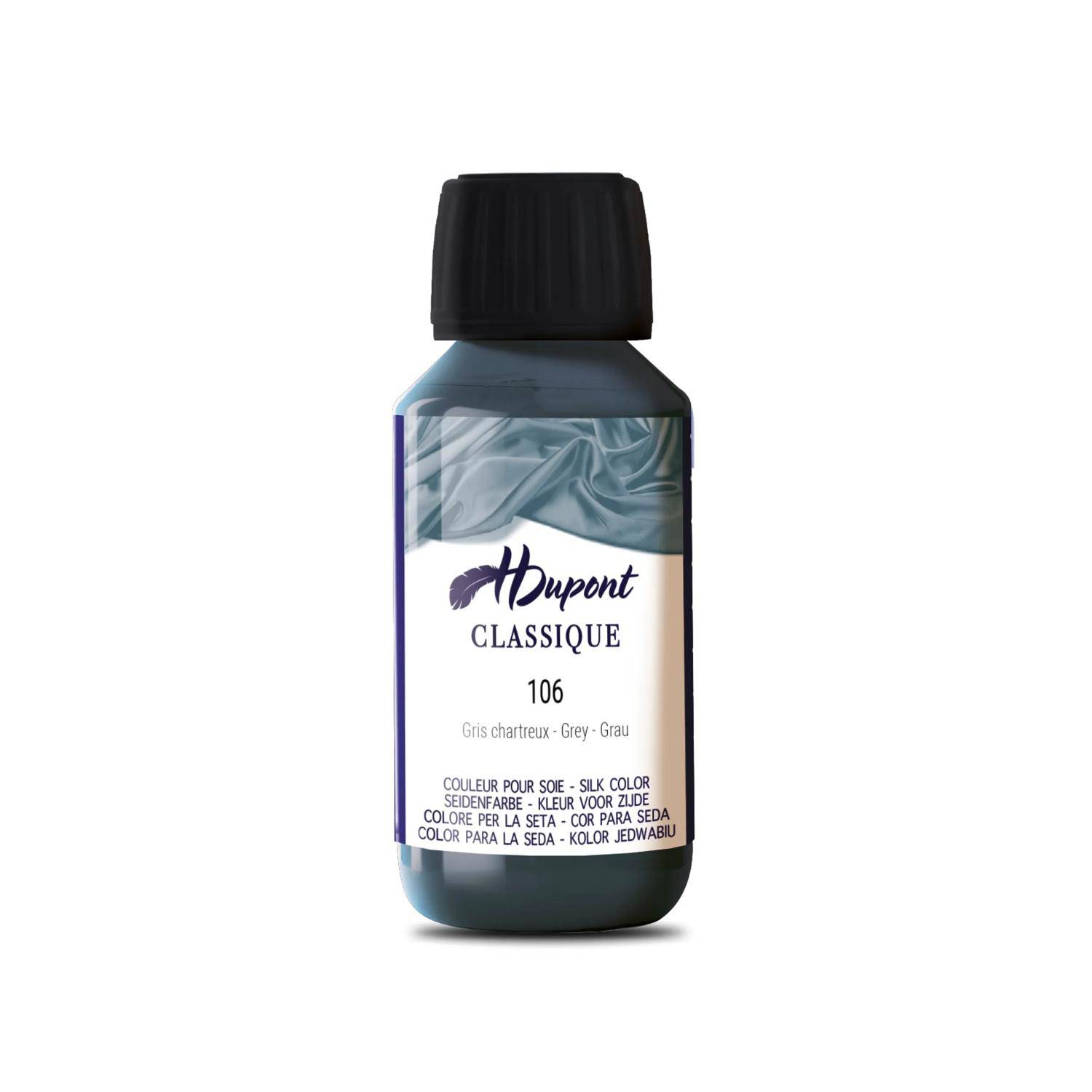 H Dupont 3x classique 125ml, Seidenmalfarbe, Chartreux grau - DU0600125106C