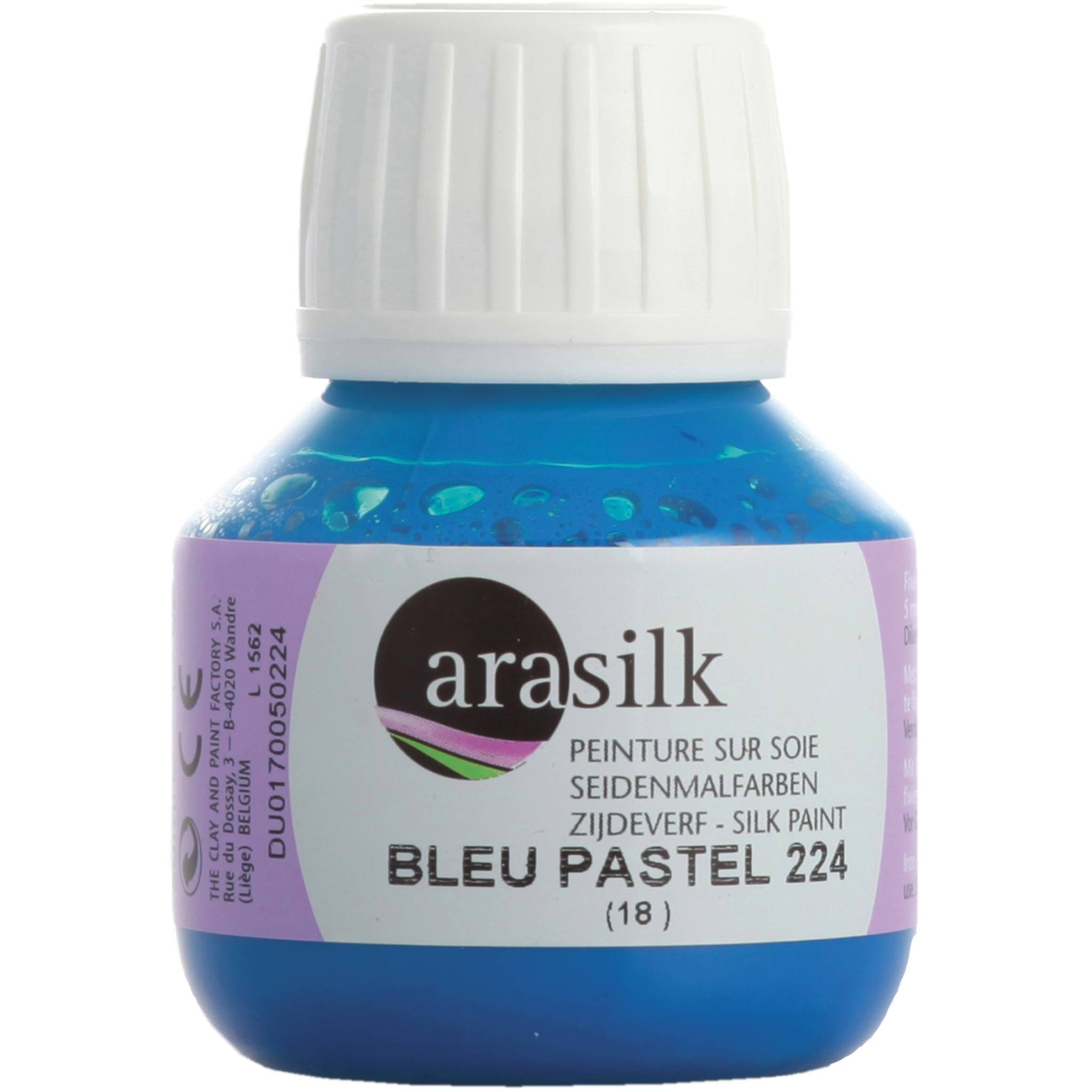 H Dupont 3x Arasilk 50ml, Seidenmalfarbe, Pastellblau Pastellblau| DU0170050224C