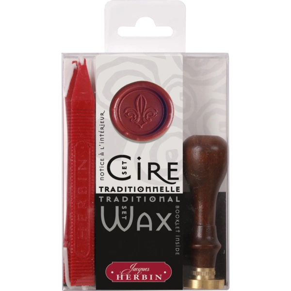 Jacques Herbin 2x Set Traditionelles Siegelwachs - Lilie Blume 45250T Jacques Herbin 2x Set Traditionelles Siegelwachs - Lilie Blume 45250T