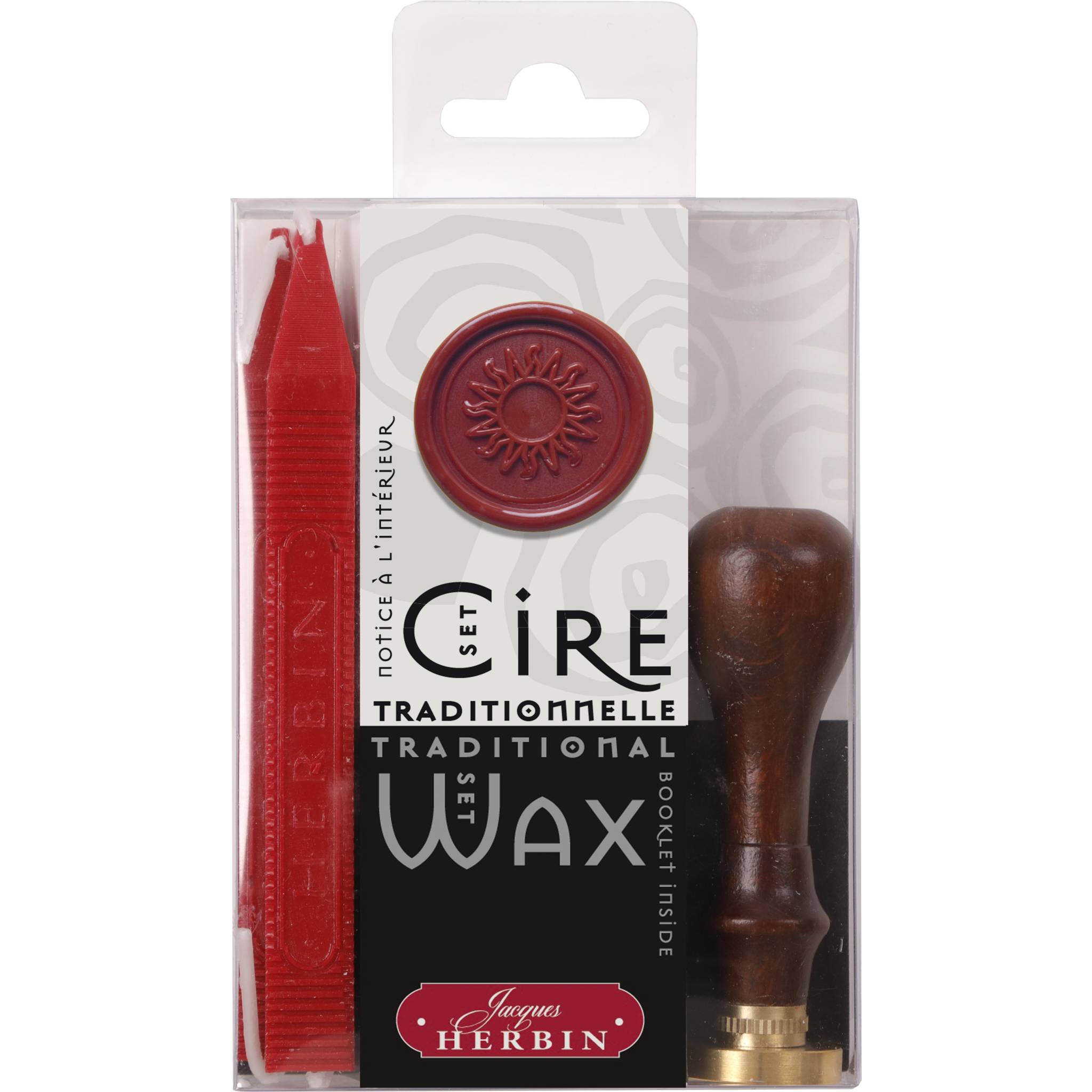 Jacques Herbin 2x Set Traditionelles Siegelwachs - Soleil 45254T