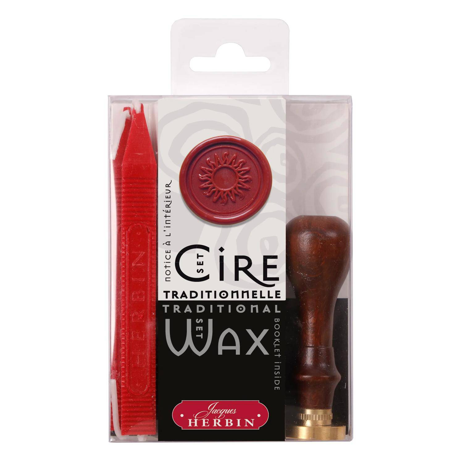 Jacques Herbin 2x Set Traditionelles Siegelwachs - Soleil 45254T