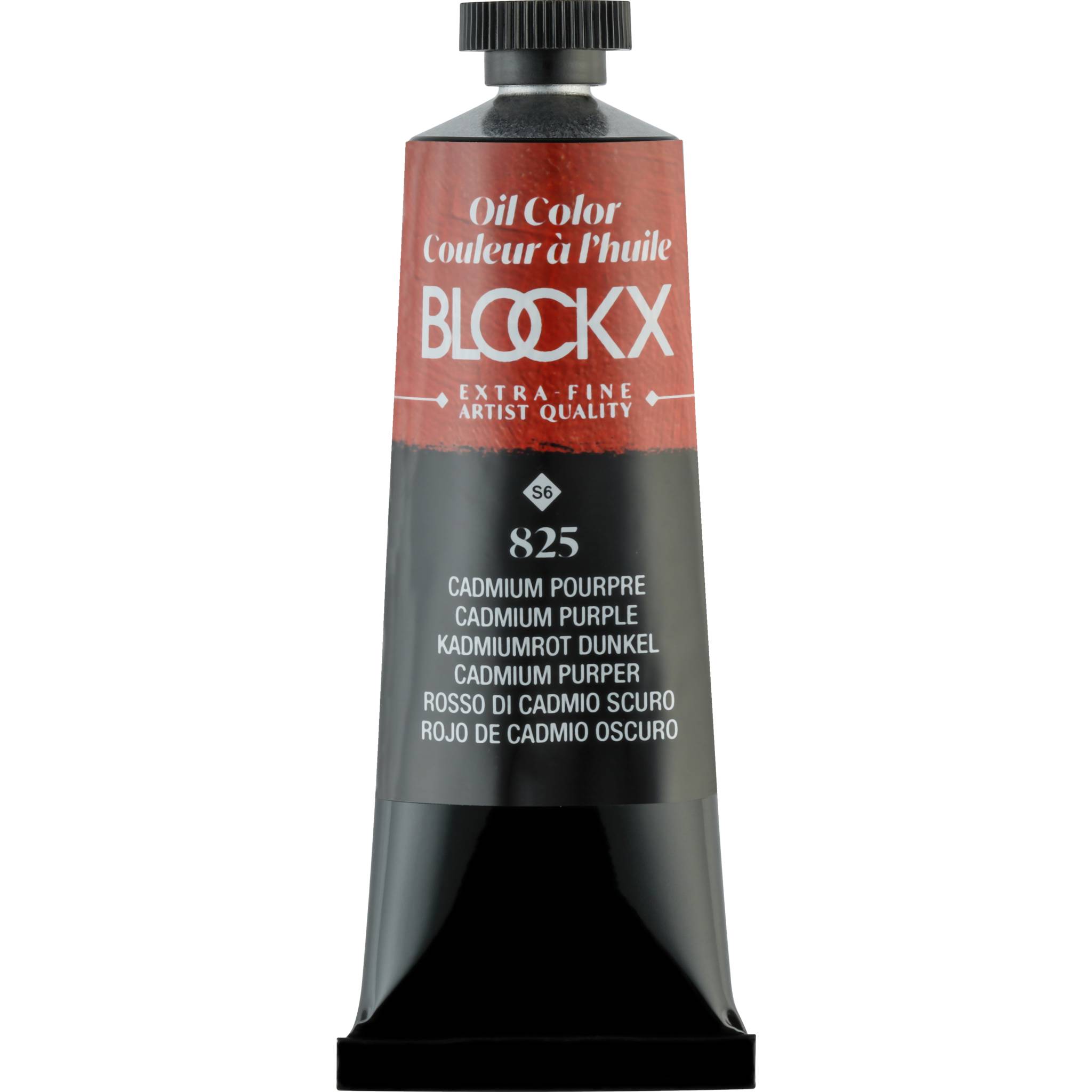Blockx 3x Ölfarbe, Kadmiumrot dunkel - Tube 35ml - Cadmium Pourpre 213825BXC