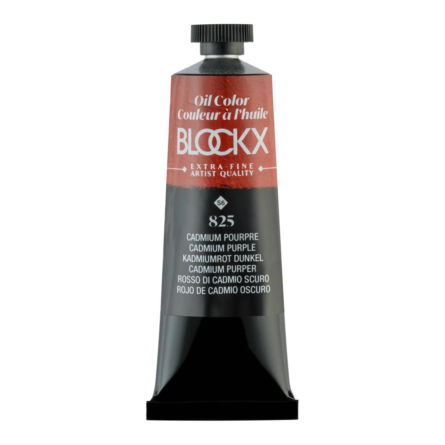 Blockx 3x Ölfarbe, Kadmiumrot dunkel - Tube 35ml - Cadmium Pourpre 213825BXC