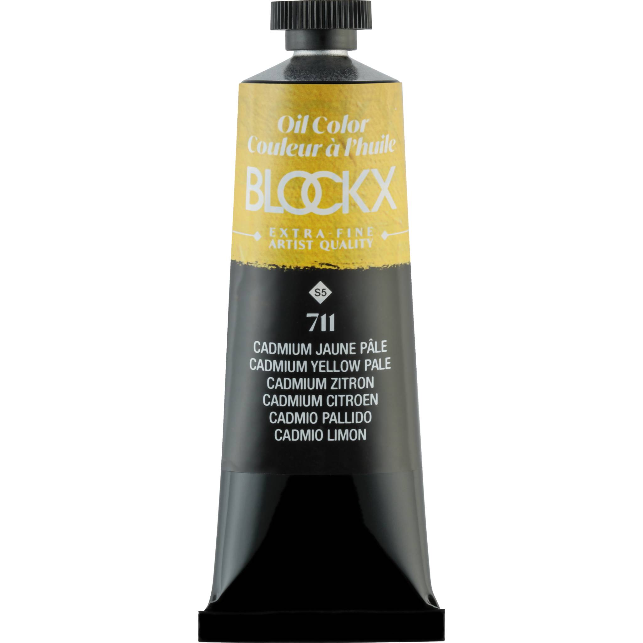 Blockx 3x Ölfarbe, Kadmium Zitronengelb Tube 35ml Kadmium Blassgelb 213711BXC