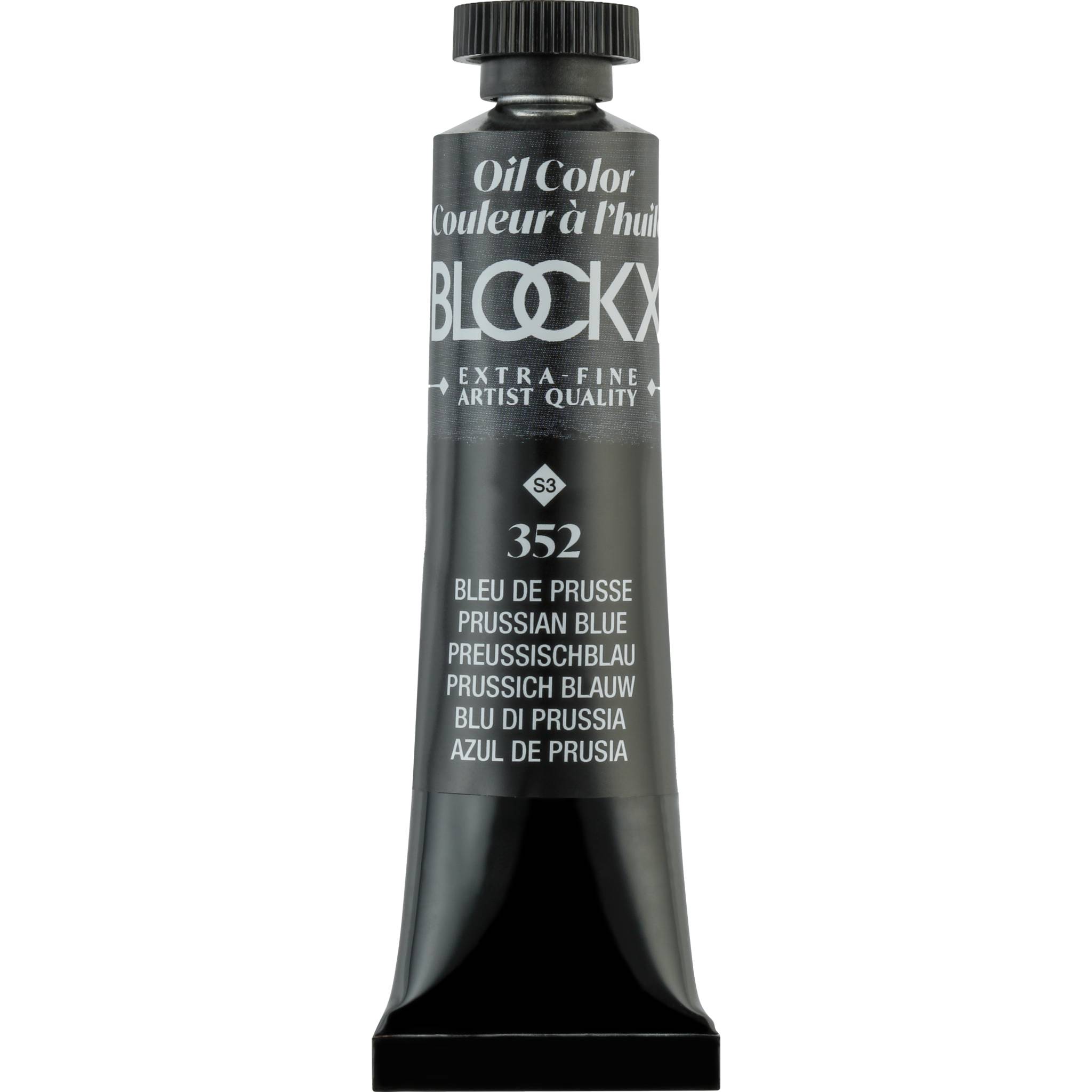 Blockx 3x Ölfarbe, Preußischblau, Tube 20ml - Preußischblau 212352BXC