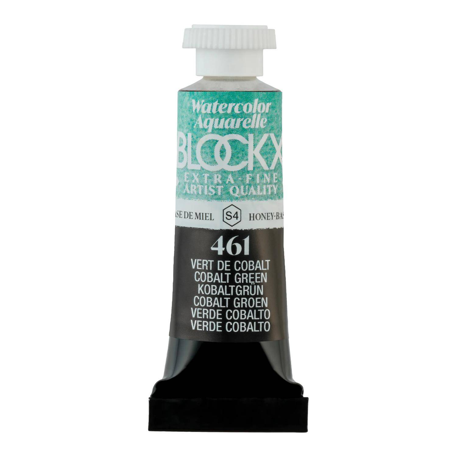 Blockx 3x Aquarellfarbe, Kobaltgrün - Tube 5ml - Kobaltgrün 43461BXC