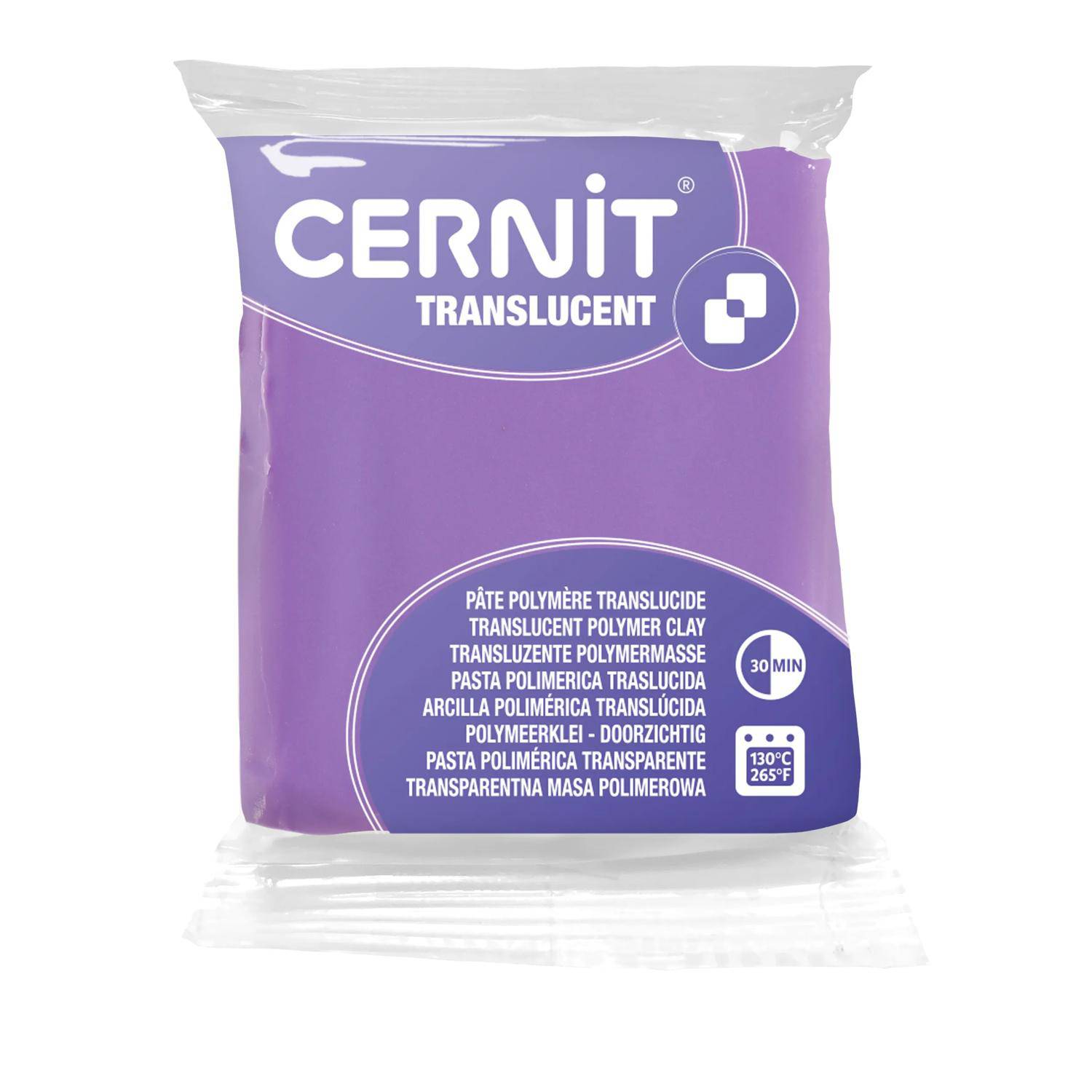Cernit 6x Translucent 56g, Violett - Violett CE0920056900C