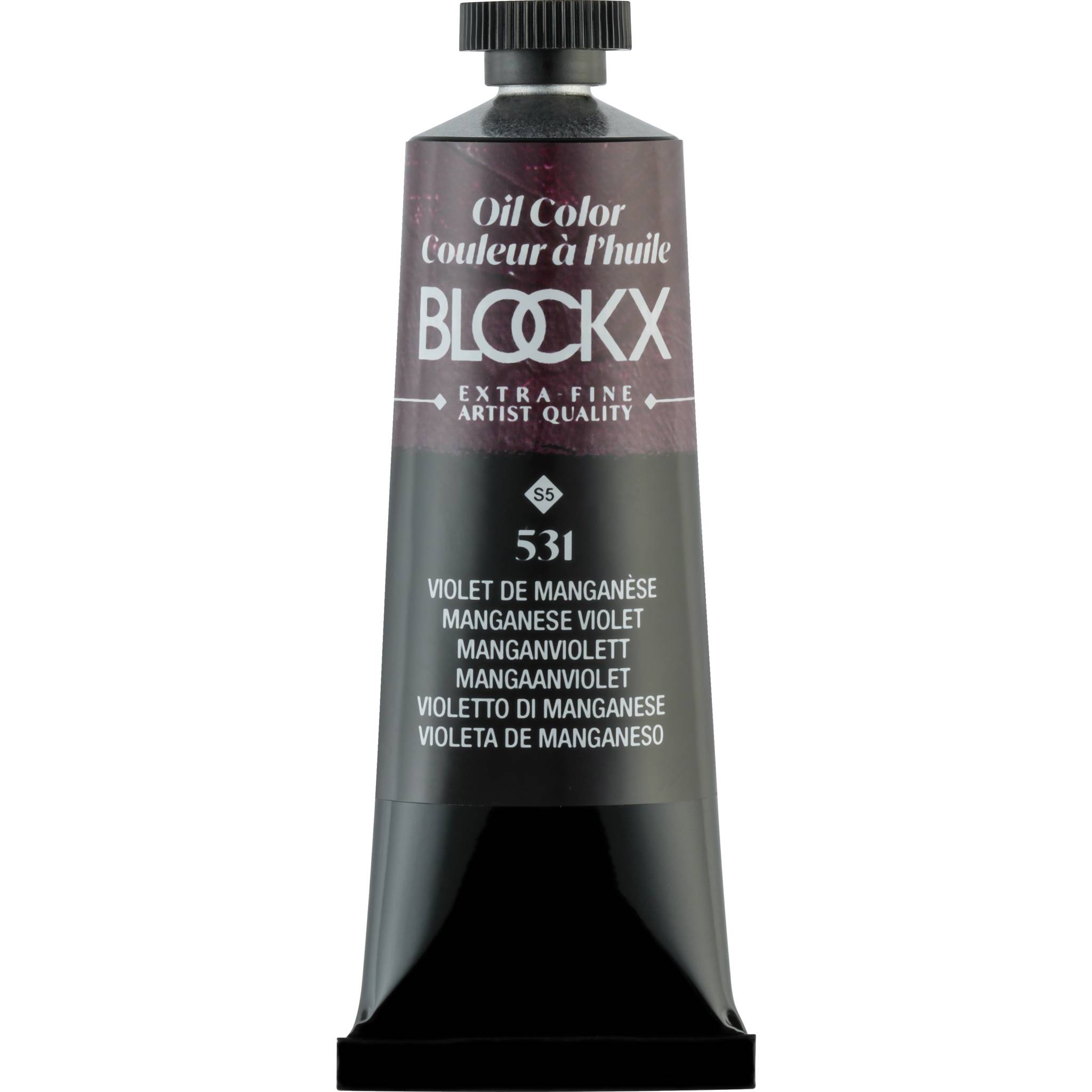 Blockx 3x Ölfarbe, Manganviolett - Tube 35ml - Manganviolett 213531BXC