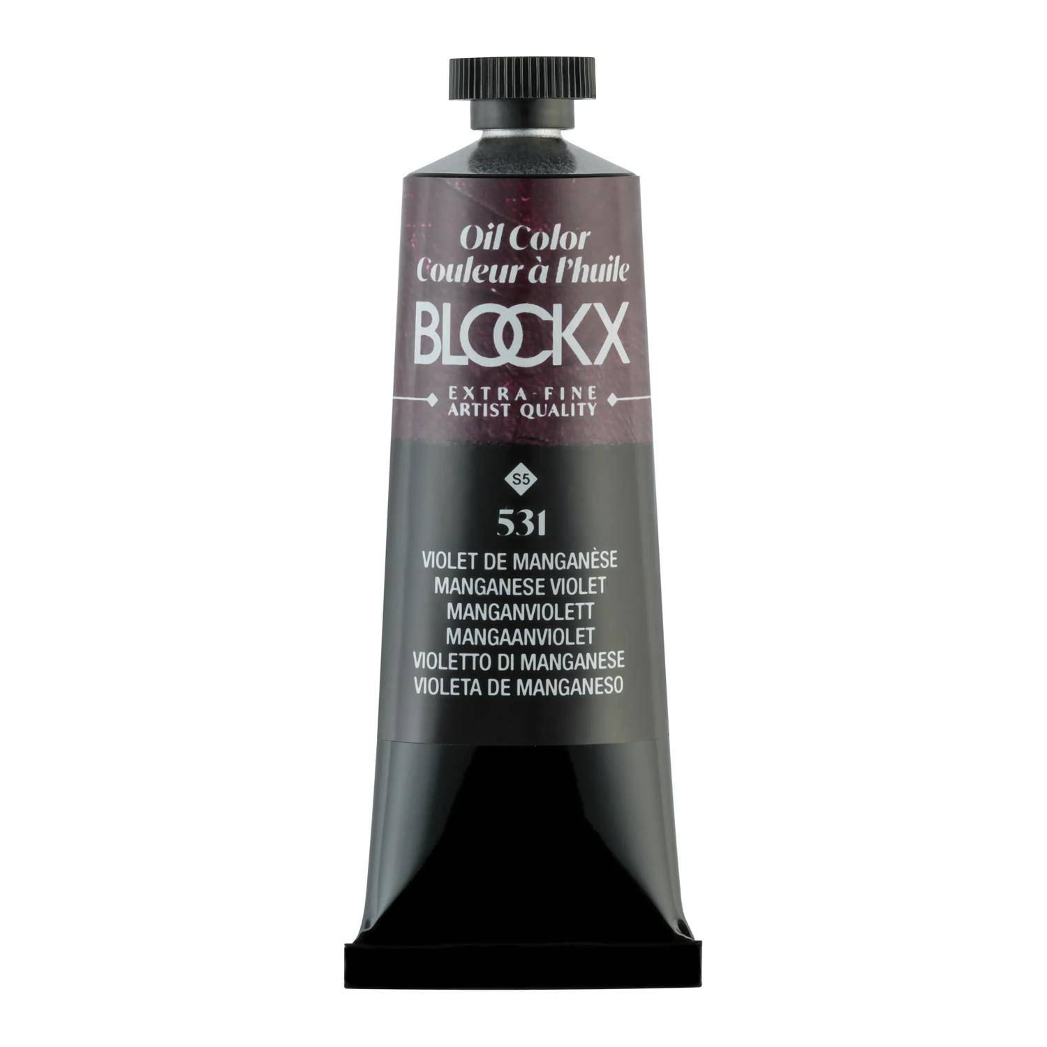 Blockx 3x Ölfarbe, Manganviolett - Tube 35ml - Manganviolett 213531BXC