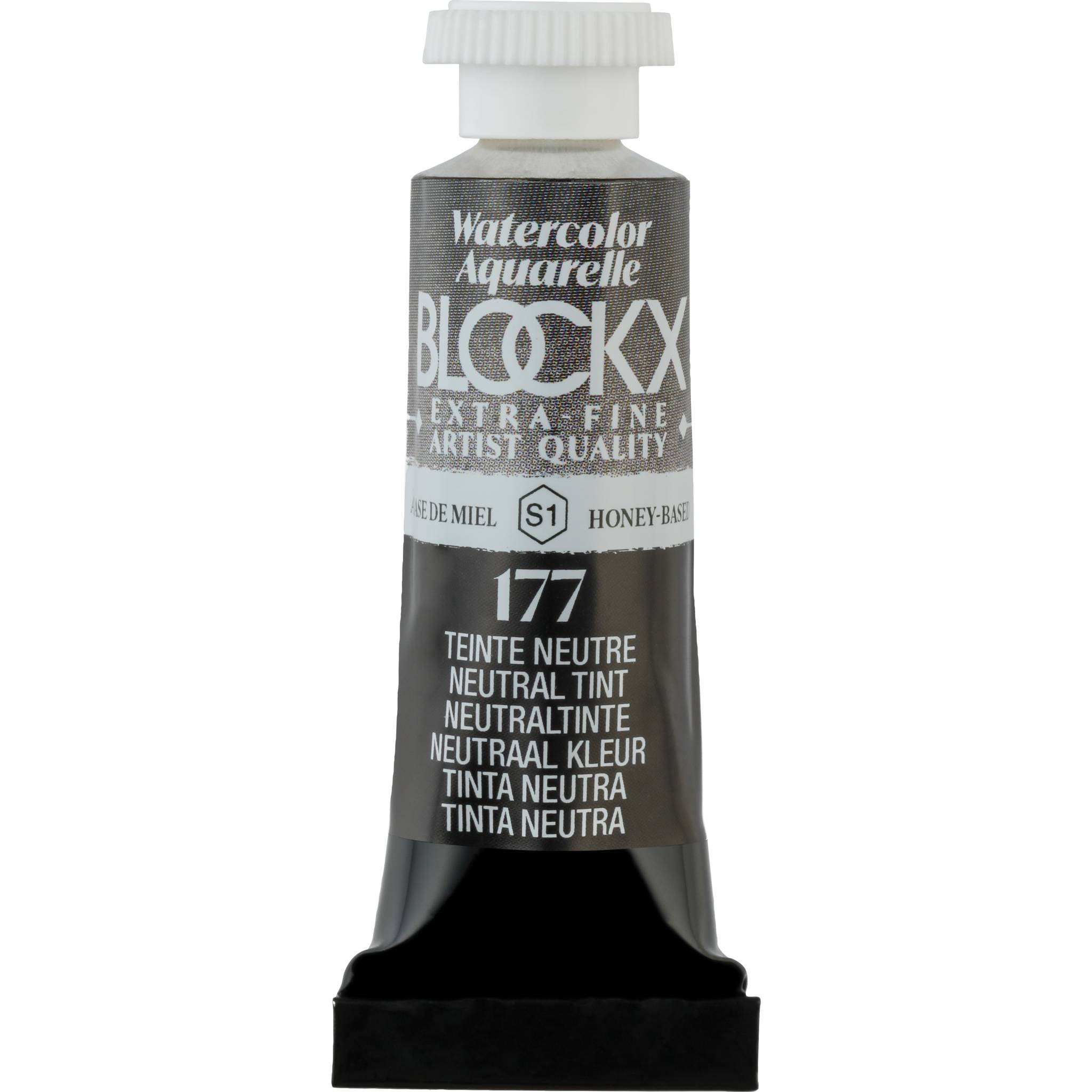 Blockx 3x Aquarellfarbe, Neutraltinte - Tube 5ml - Neutralfarben 43177BXC