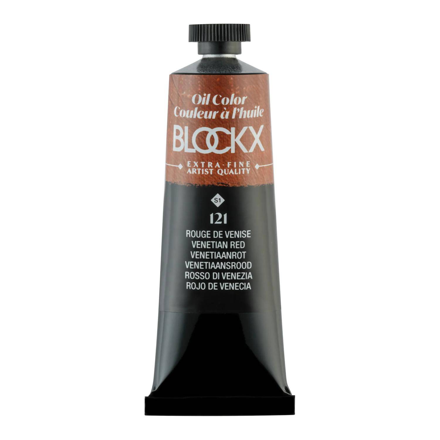 Blockx 3x Ölfarbe, Venetienrot - Tube 35ml - Venezienrot 213121BXC