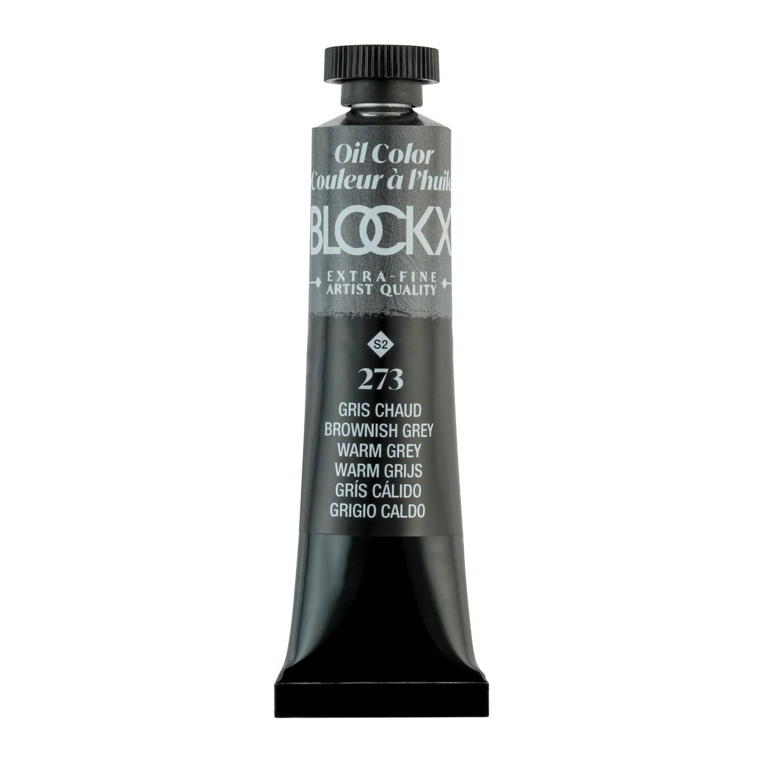 Blockx 3x Ölfarbe, Warmes Grau, Tube 20ml - Warmes Grau 212273BXC