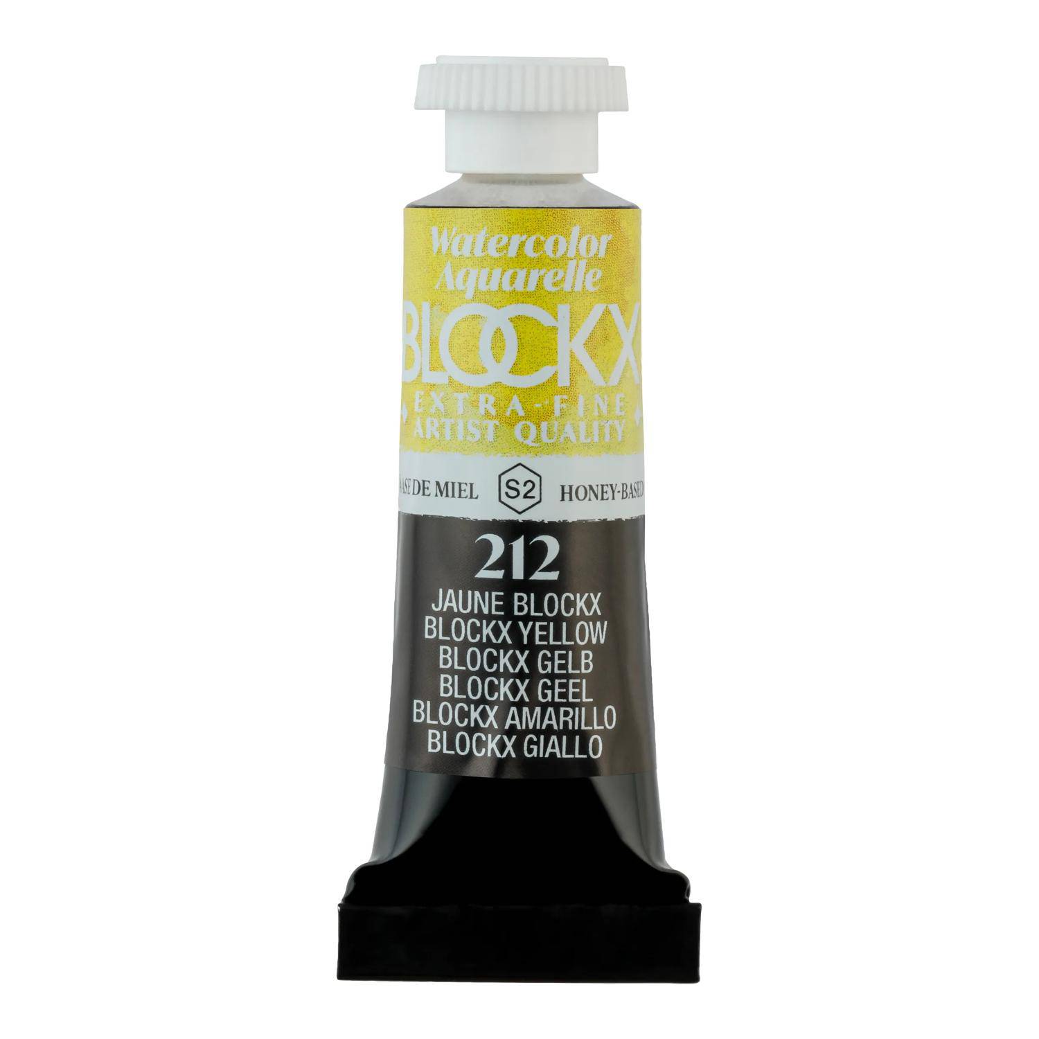 Blockx 3x Aquarellfarbe, Blockx Gelb - Tube 5ml - Blockx Gelb 43212BXC