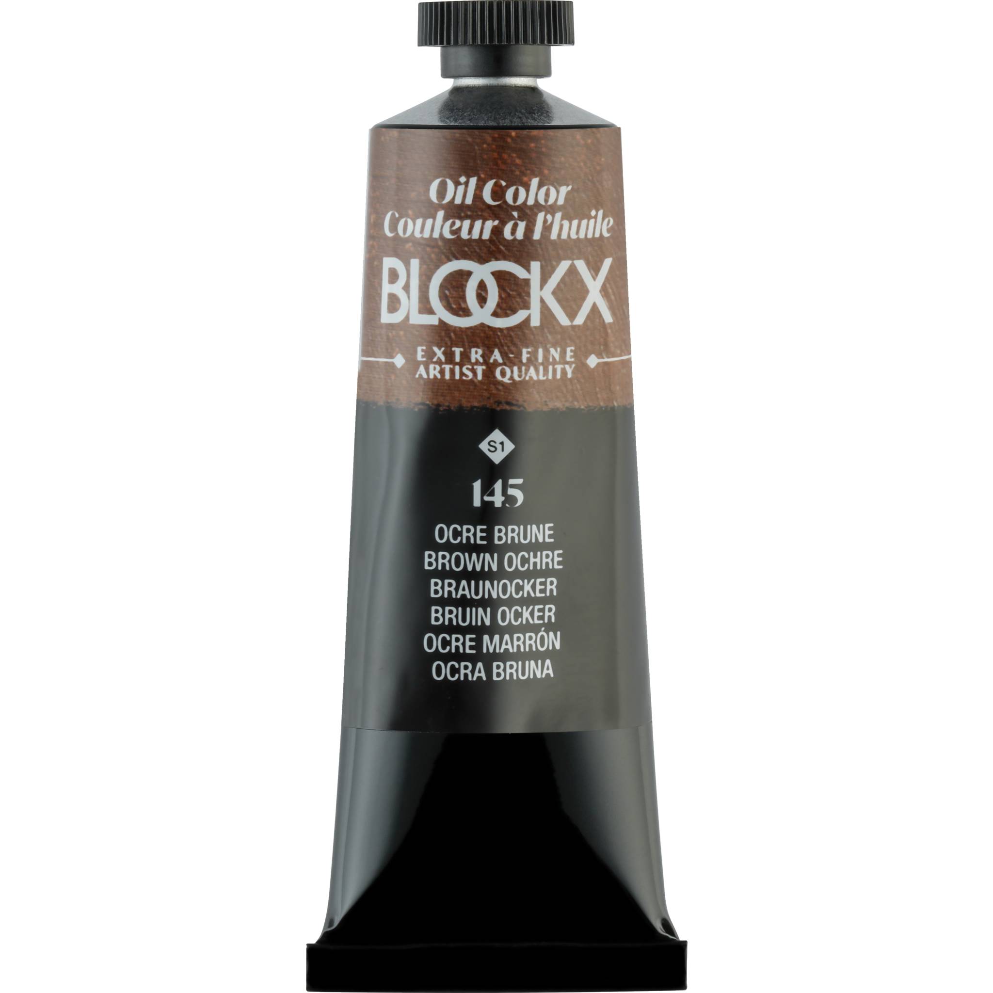 Blockx 3x Ölfarbe, Ockerbraun - Tube 35ml - Ockerbraun 213145BXC